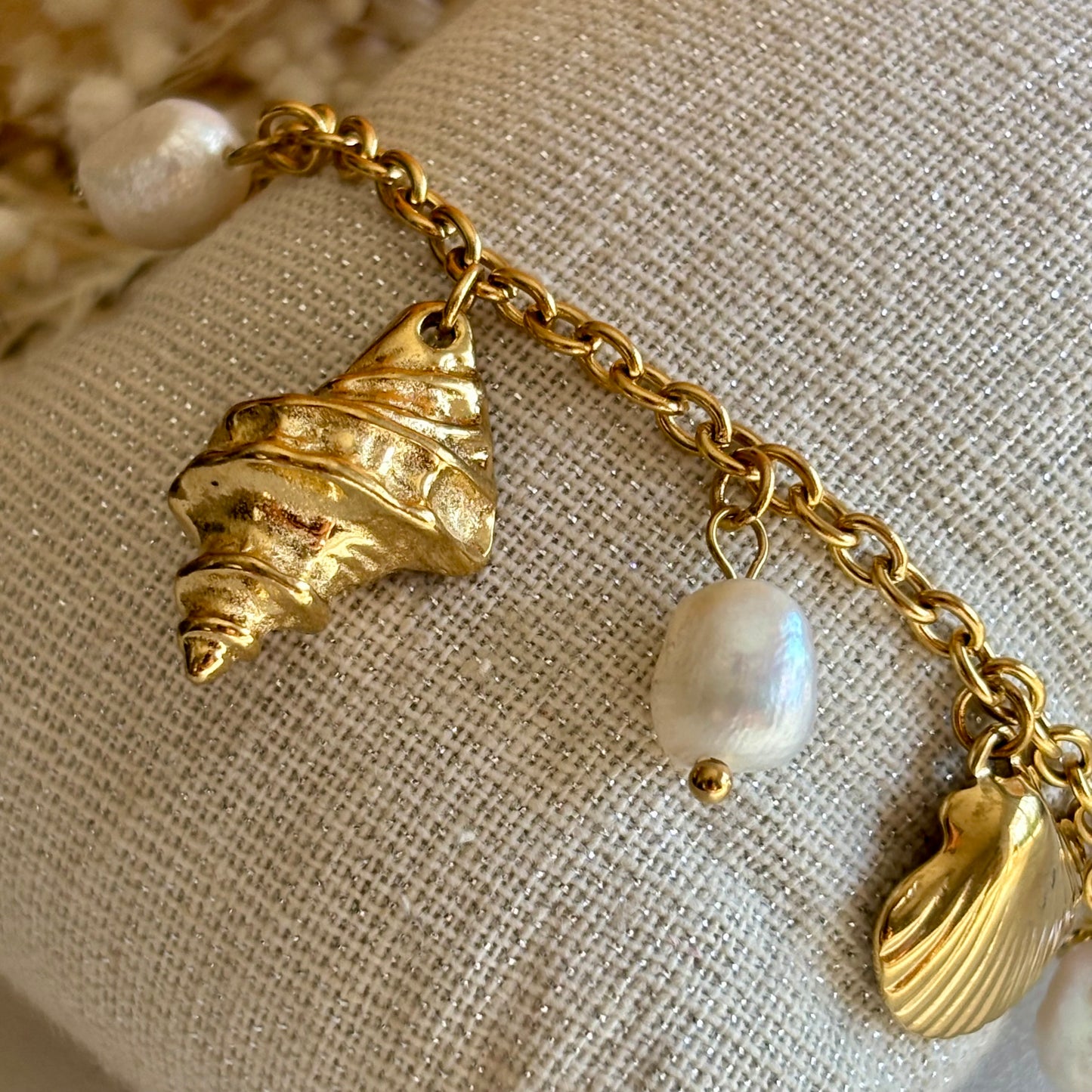 Bracelet breloques Coquillage