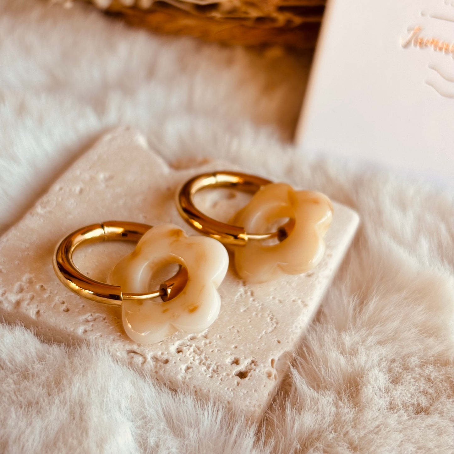 Boucles d'oreilles Fleur