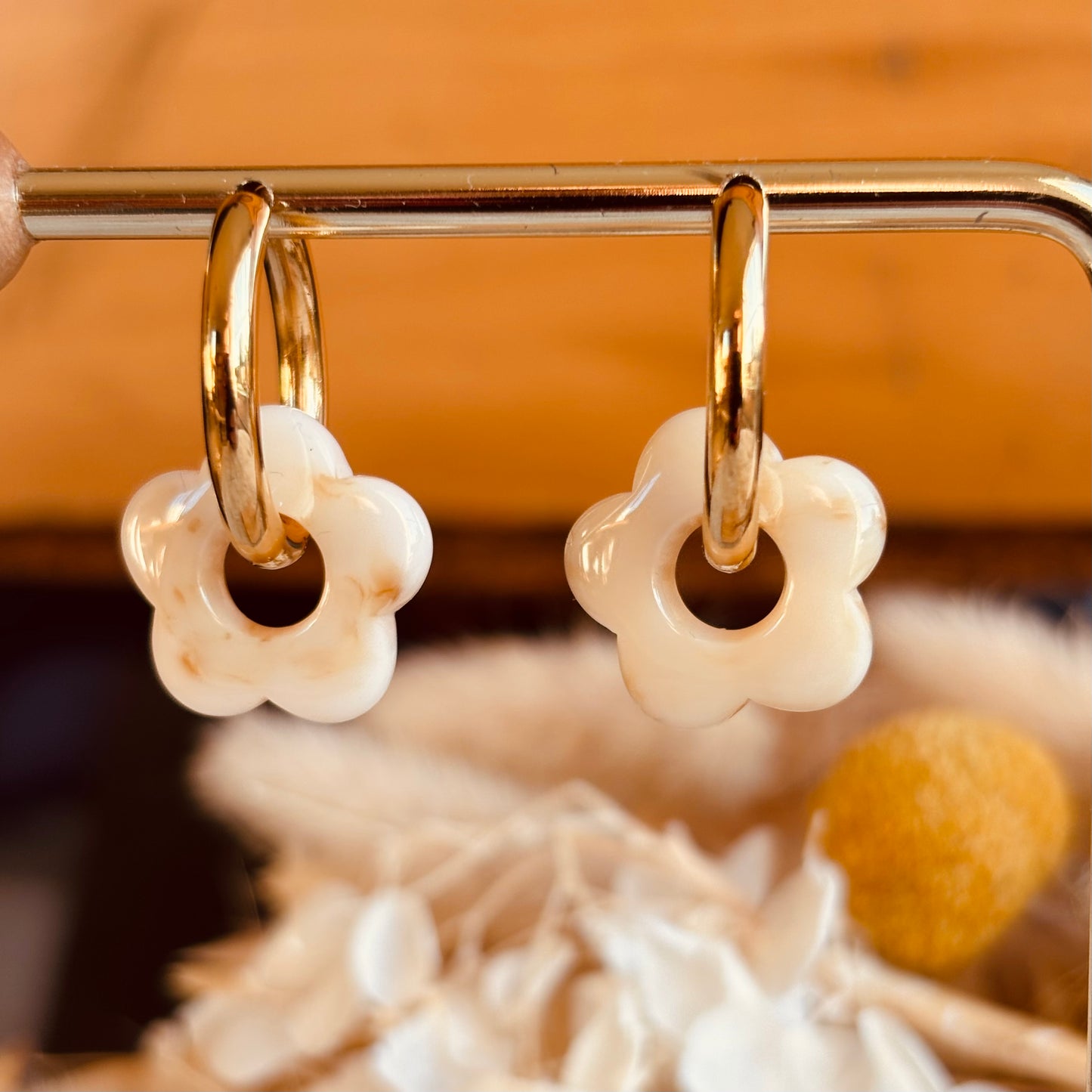 Boucles d'oreilles Fleur
