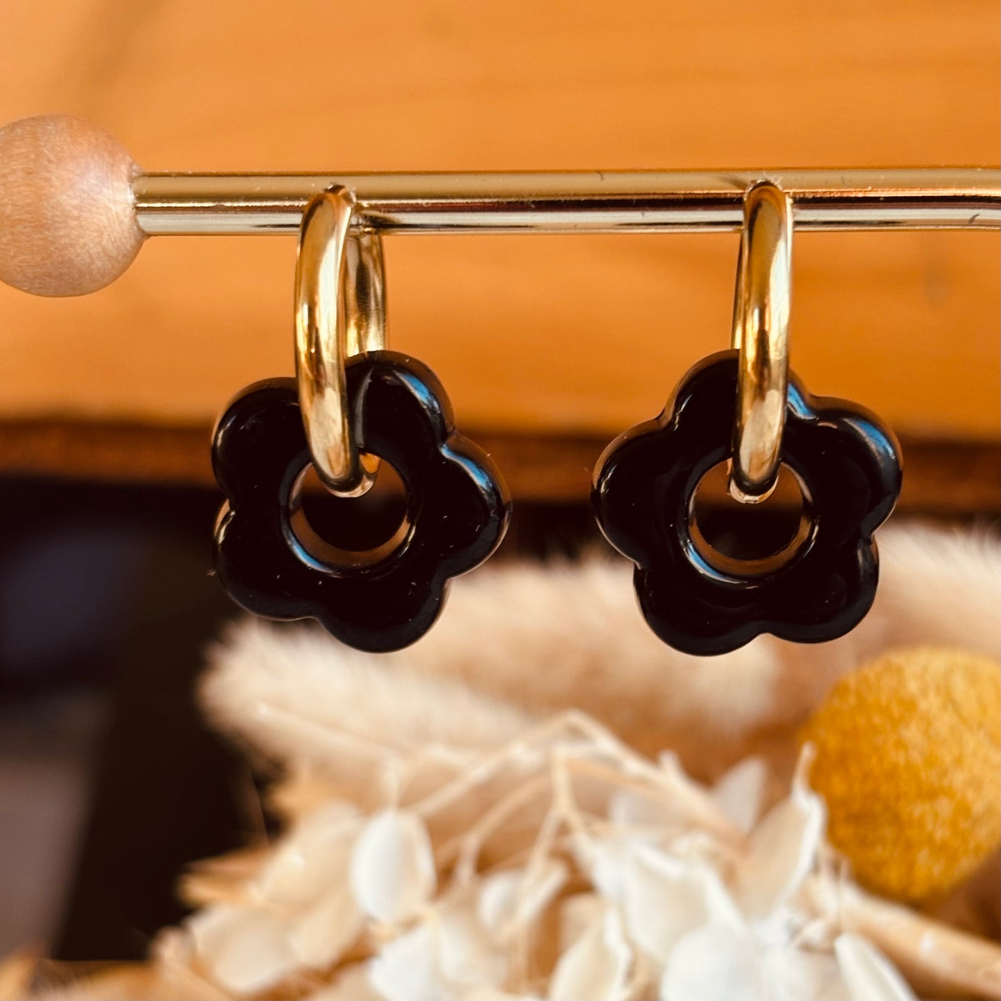 Boucles d'oreilles Fleur