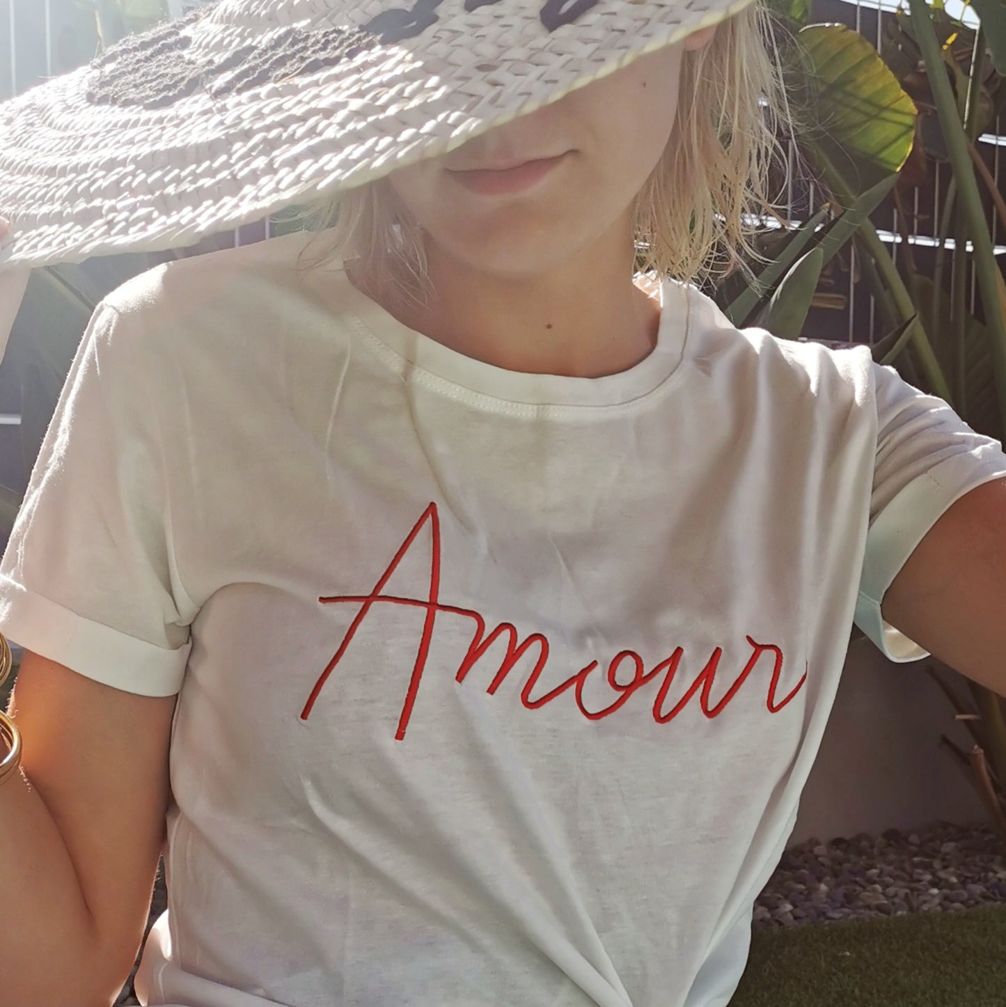 Tee-shirt Amour Brodé