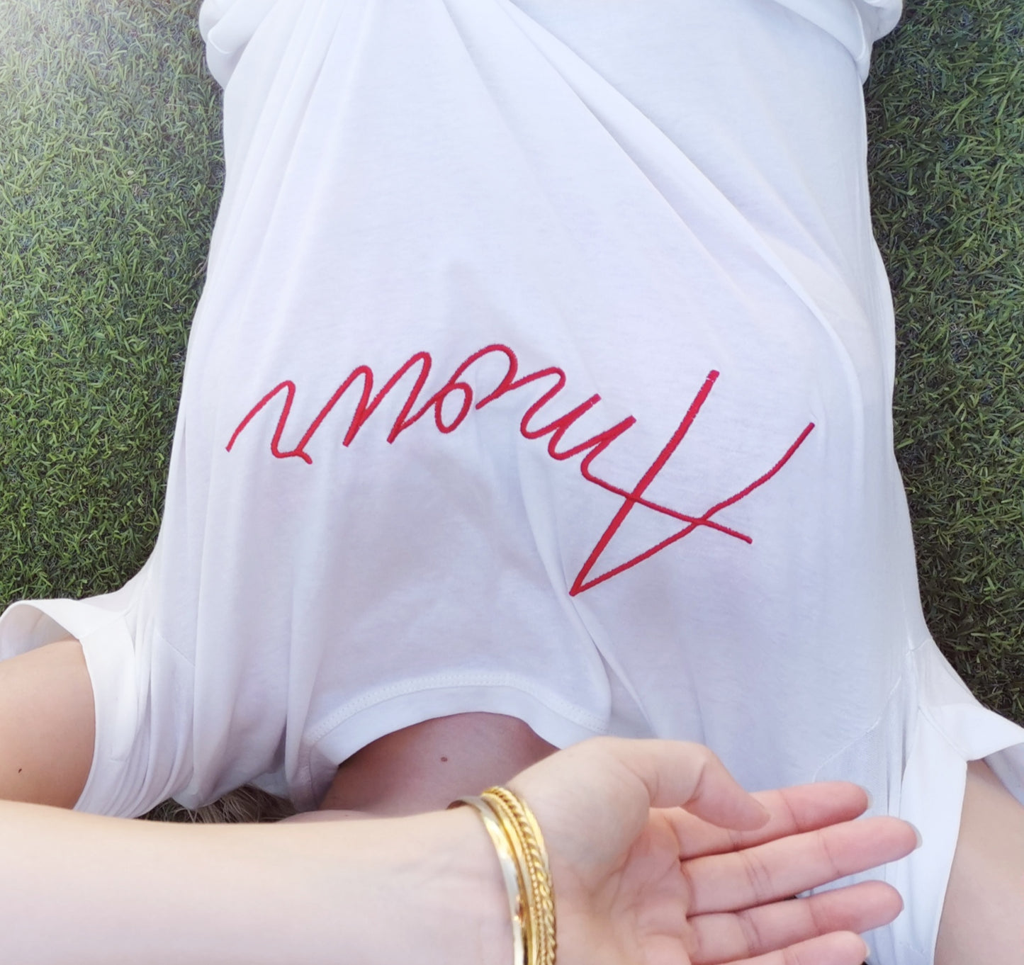 Tee-shirt Amour Brodé