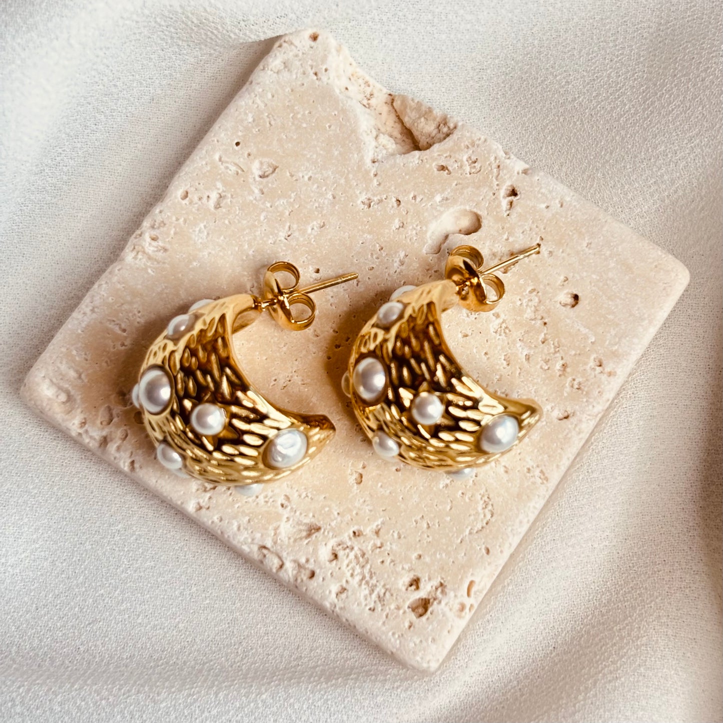 Boucles d’oreilles Emma-Perle