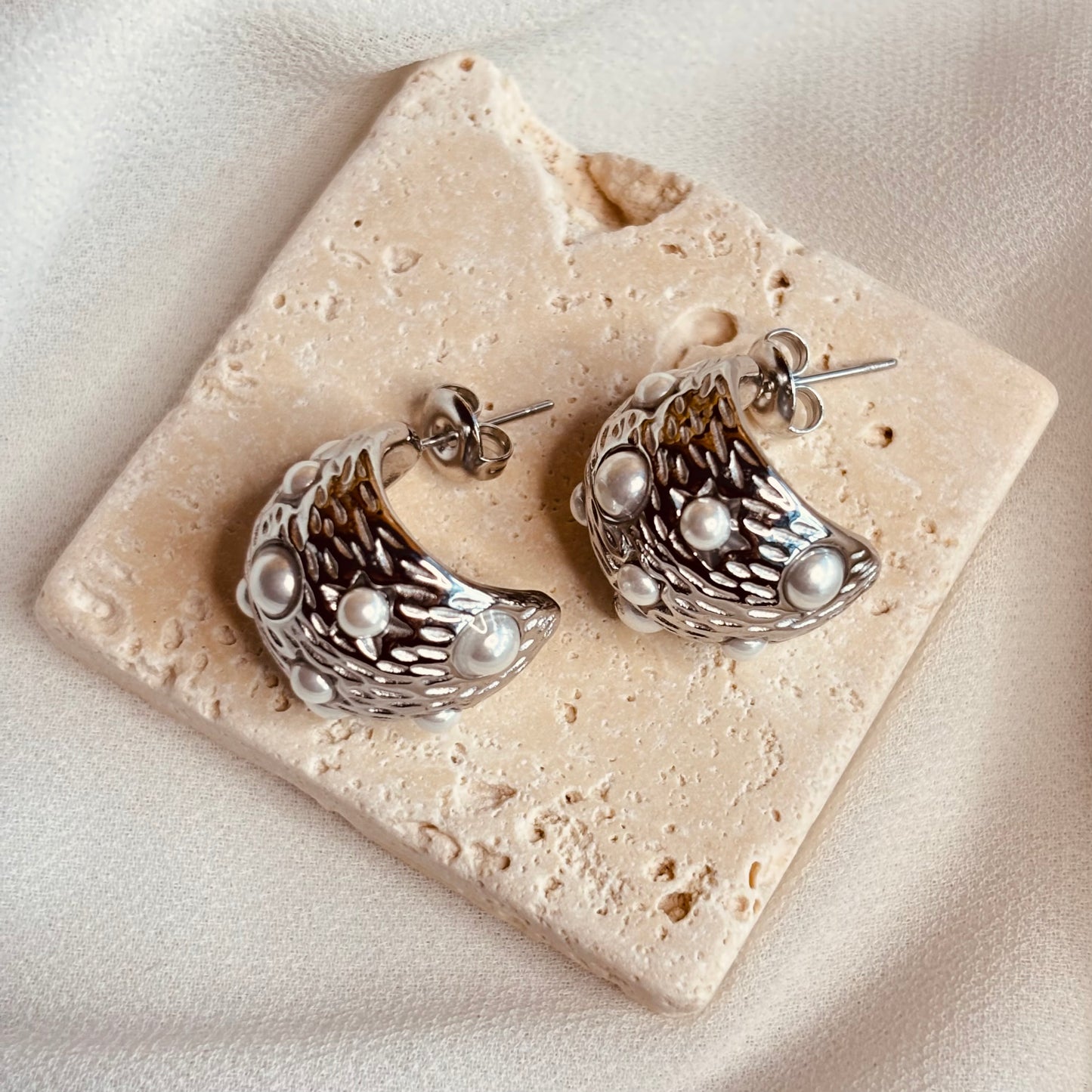 Boucles d’oreilles Emma-Perle