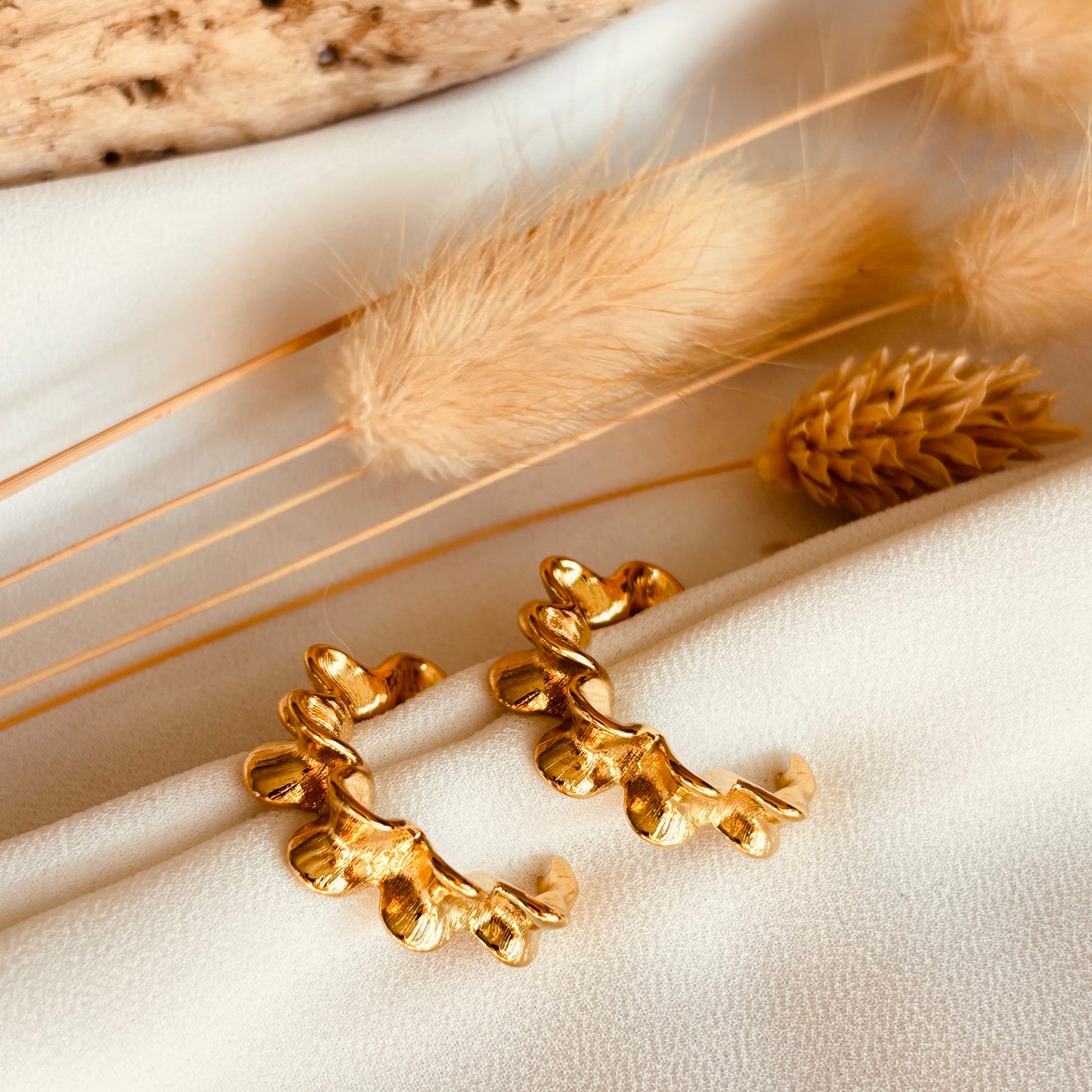 Boucles d'oreilles créoles Fiona