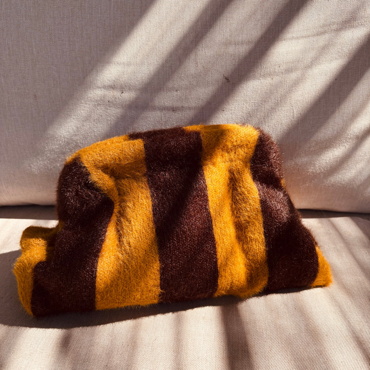 Pochette Alba Marron/jaune