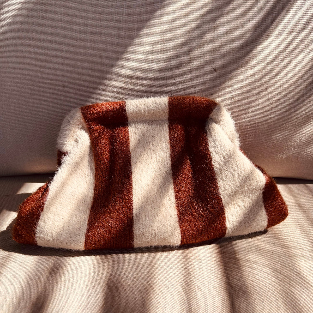 Pochette Alba beige/marron