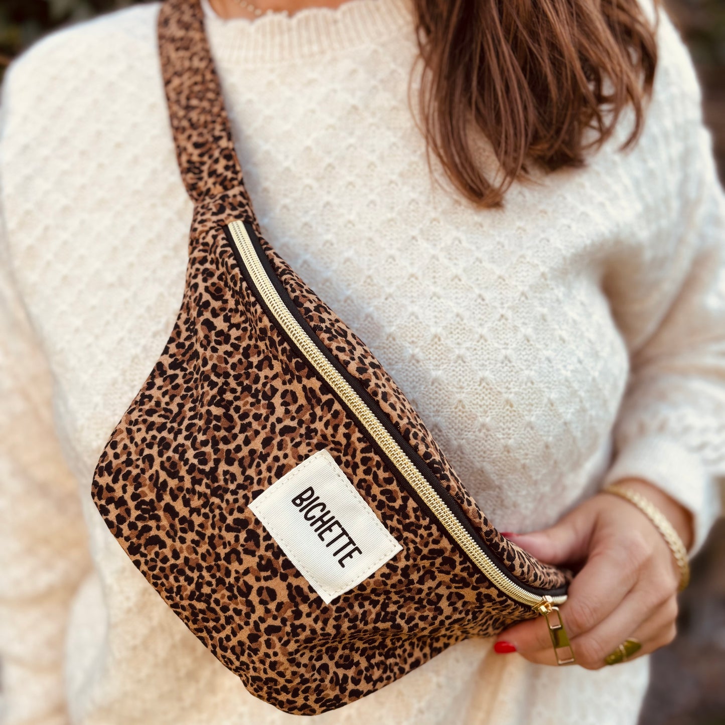 Sac Banane léopard