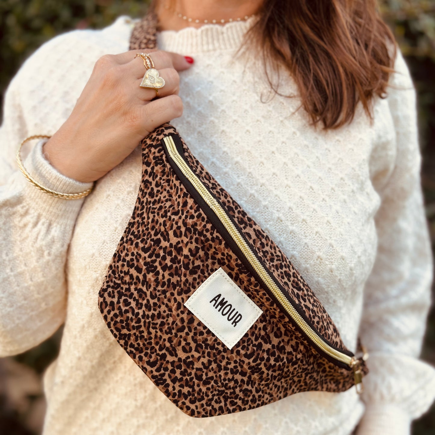 Sac Banane léopard