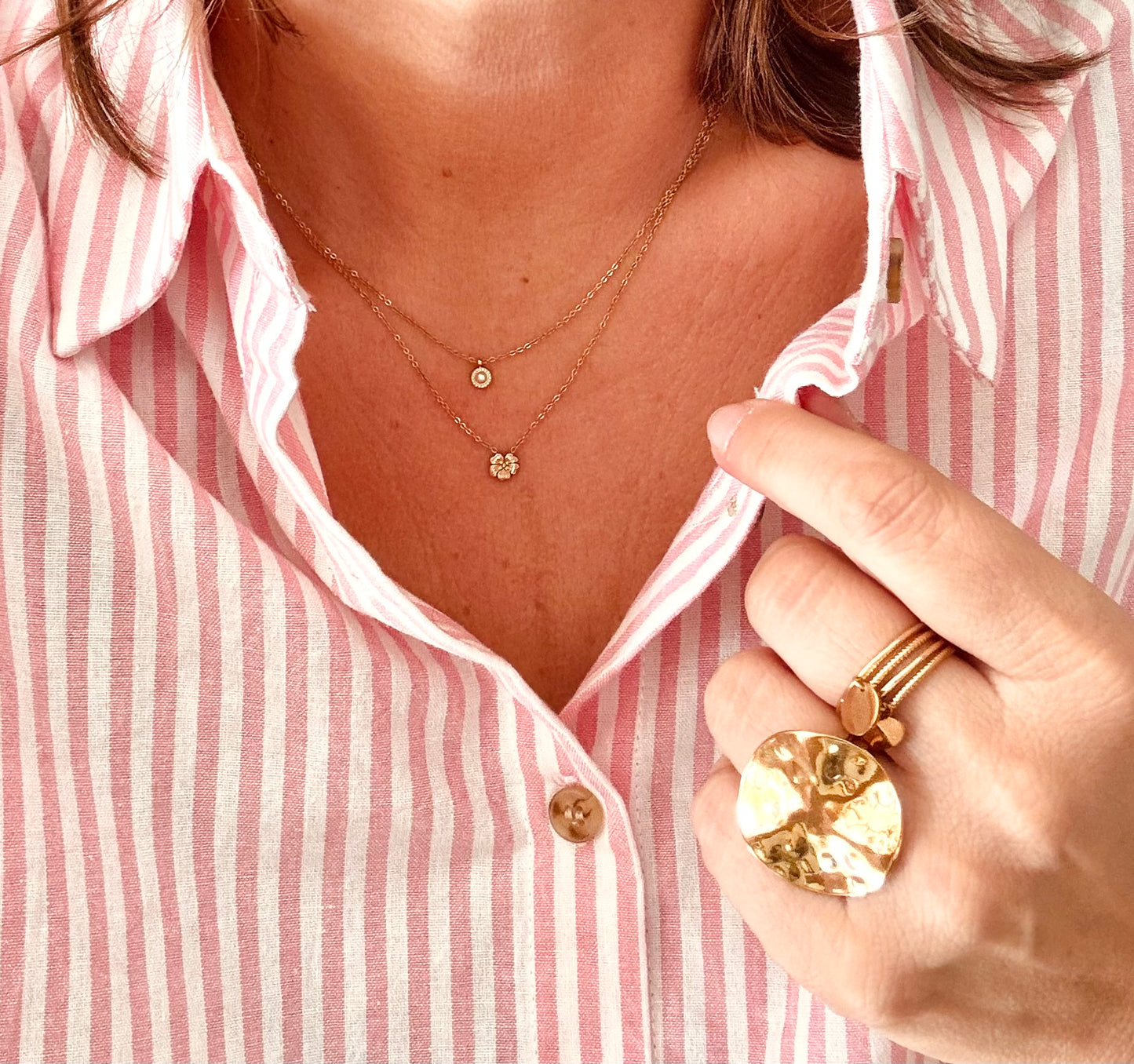 Collier multi-rangs Joana