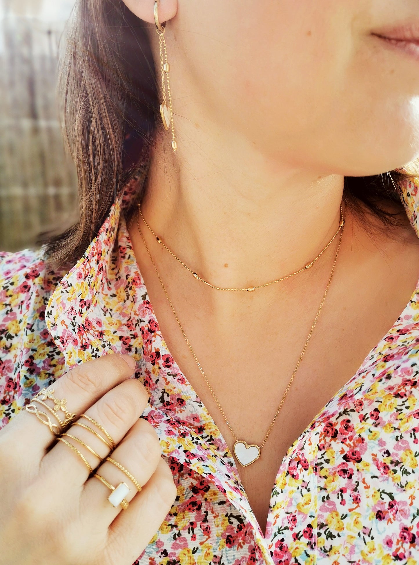 Collier multi-rangs Donatella