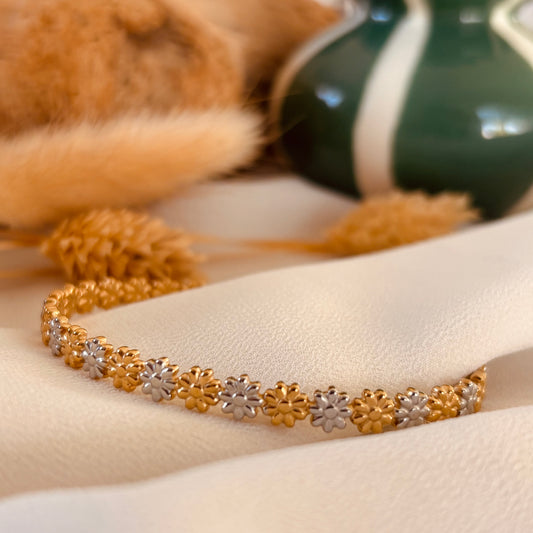 Bracelet jonc Flore