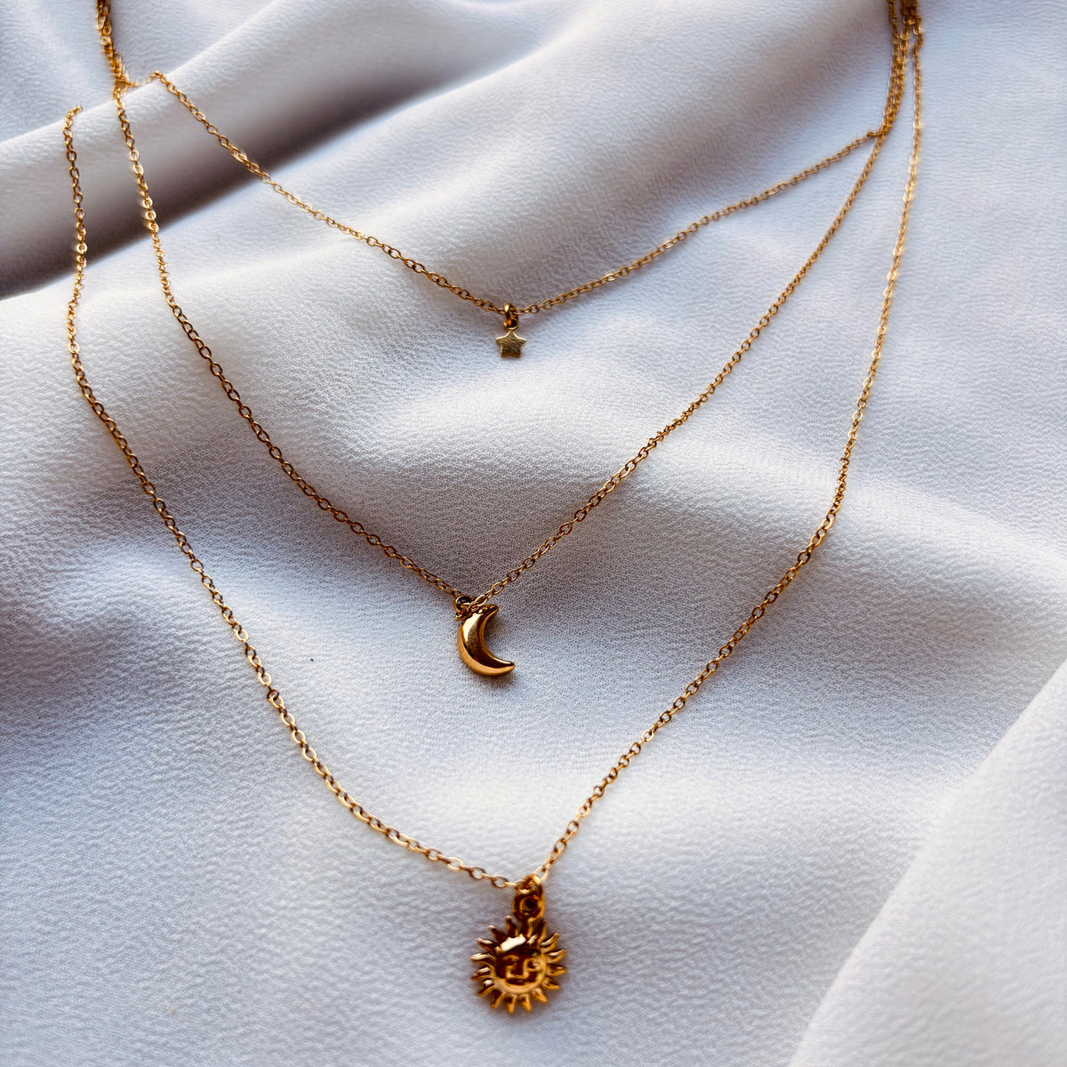 Collier multirangs Céleste