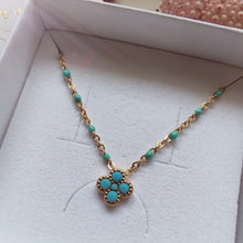 Charger l&#39;image dans la galerie, Collier trèfle Strass
