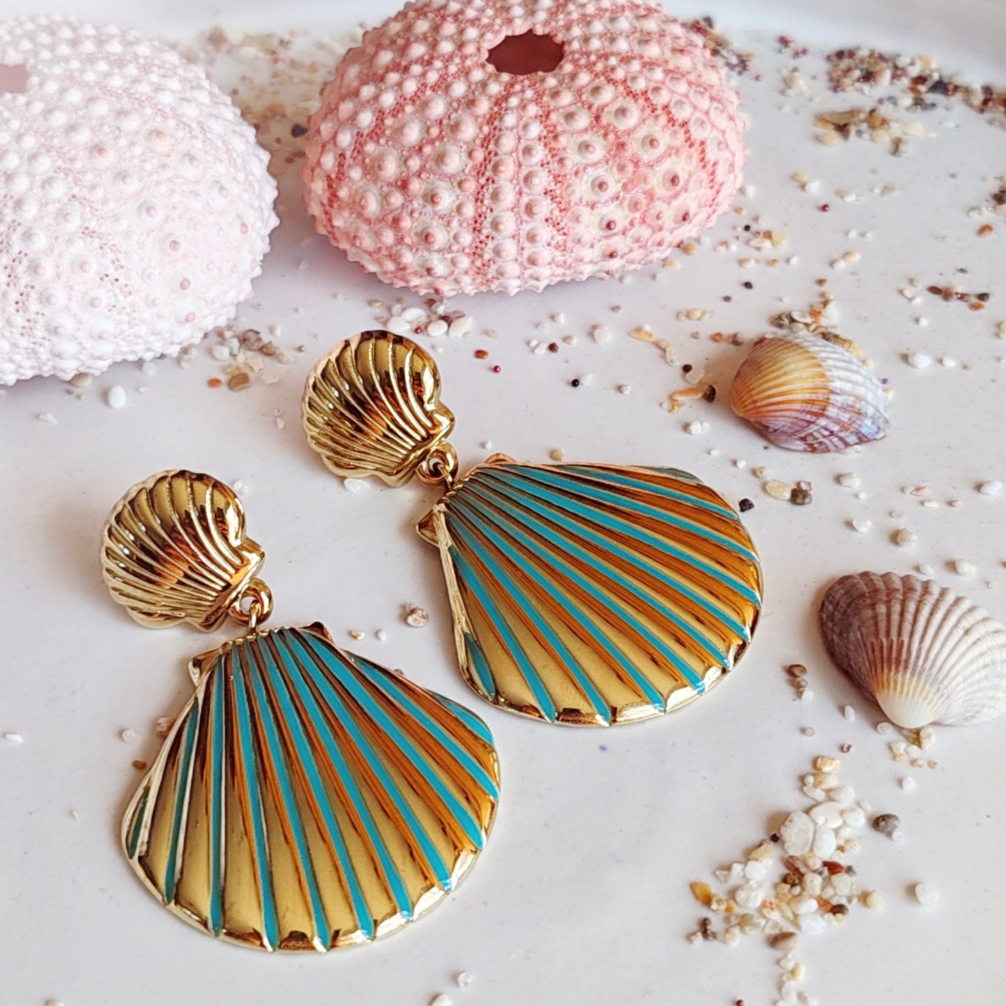 Boucles d'oreilles Coquillage