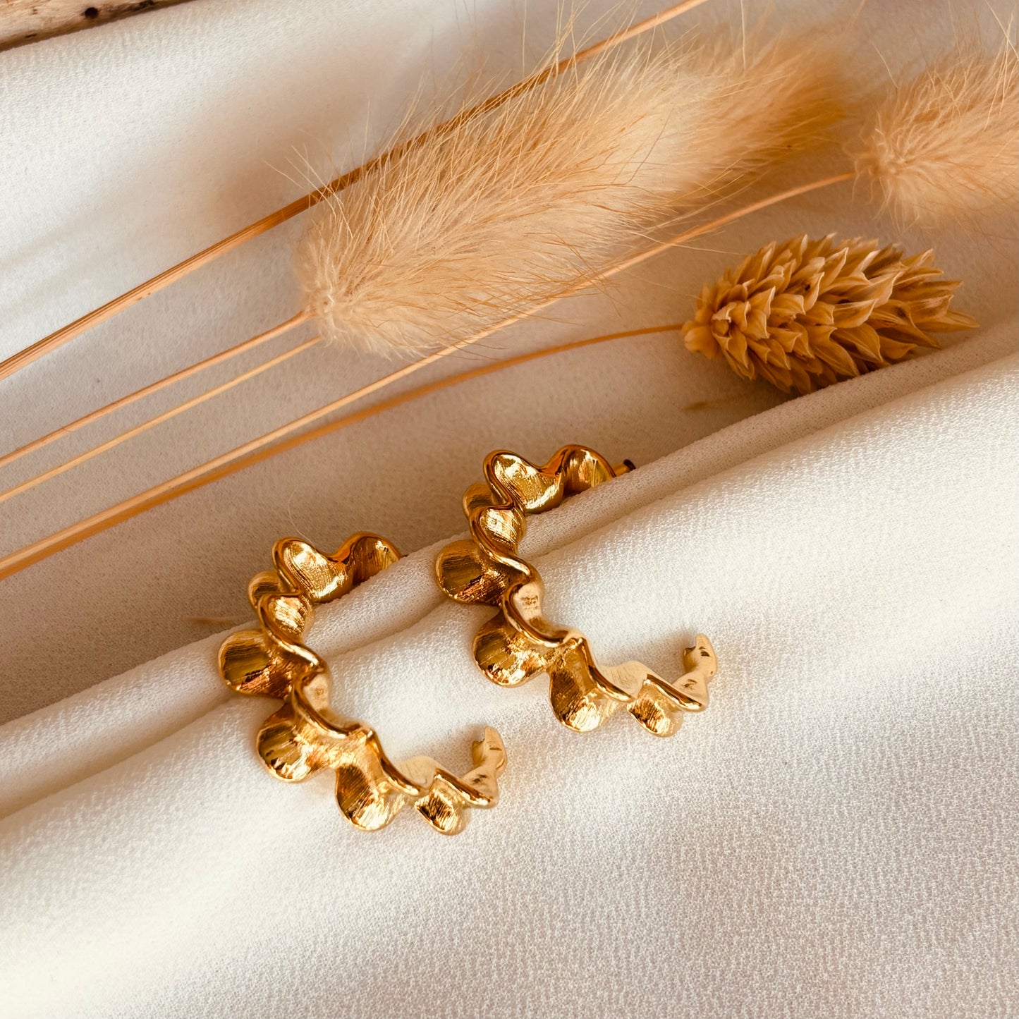 Boucles d'oreilles créoles Fiona