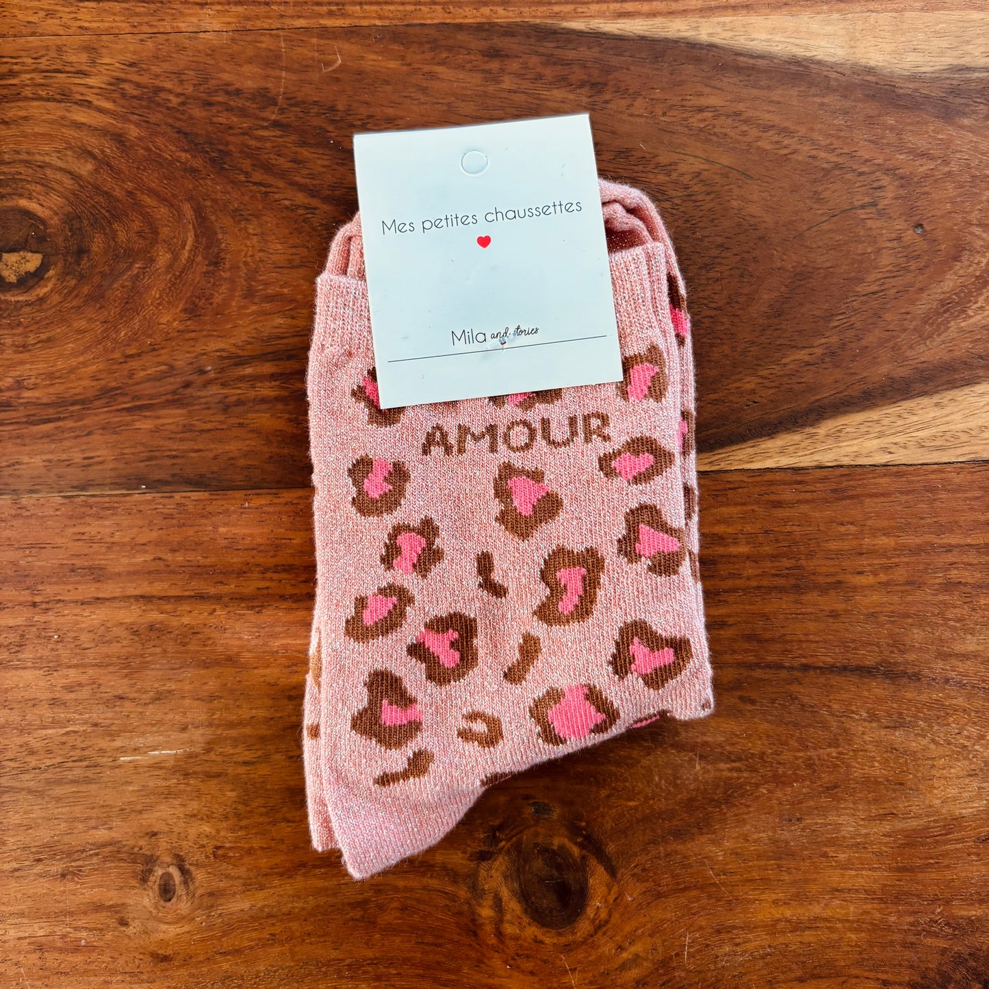 Chaussette Amour léopard