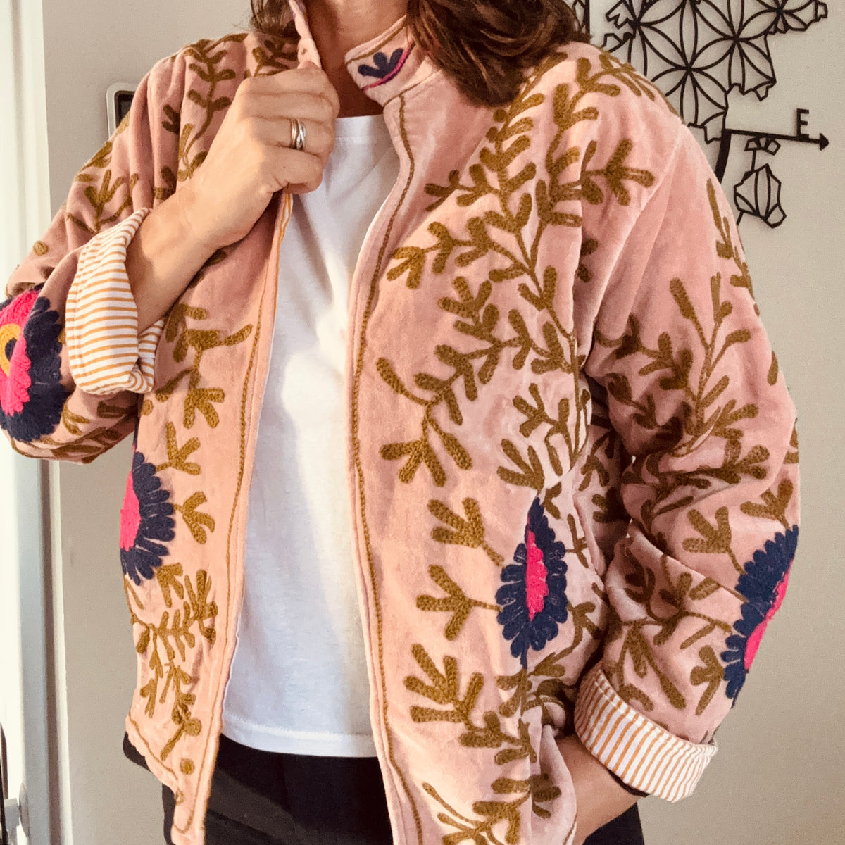 Veste India Rose clair