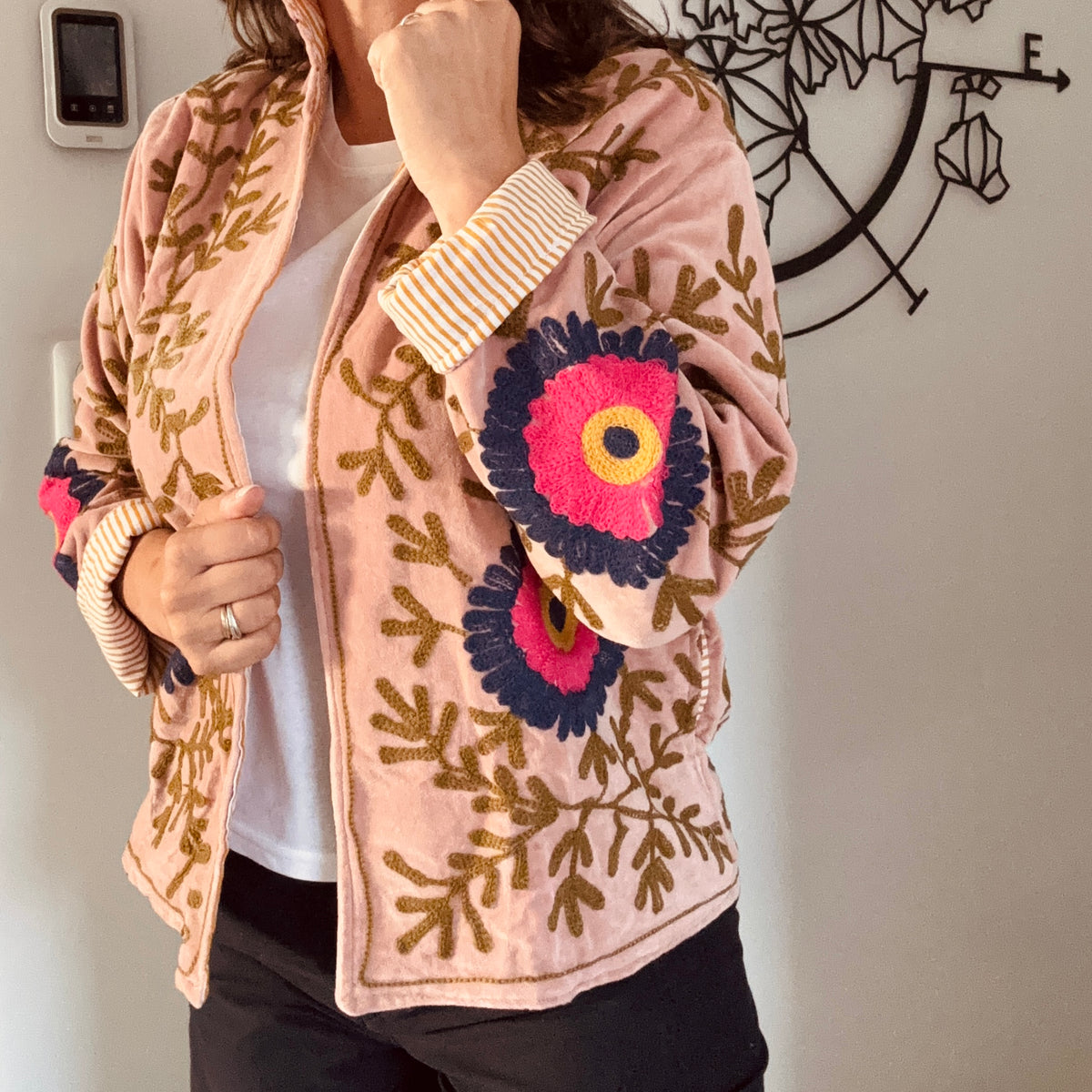 Veste India Rose clair