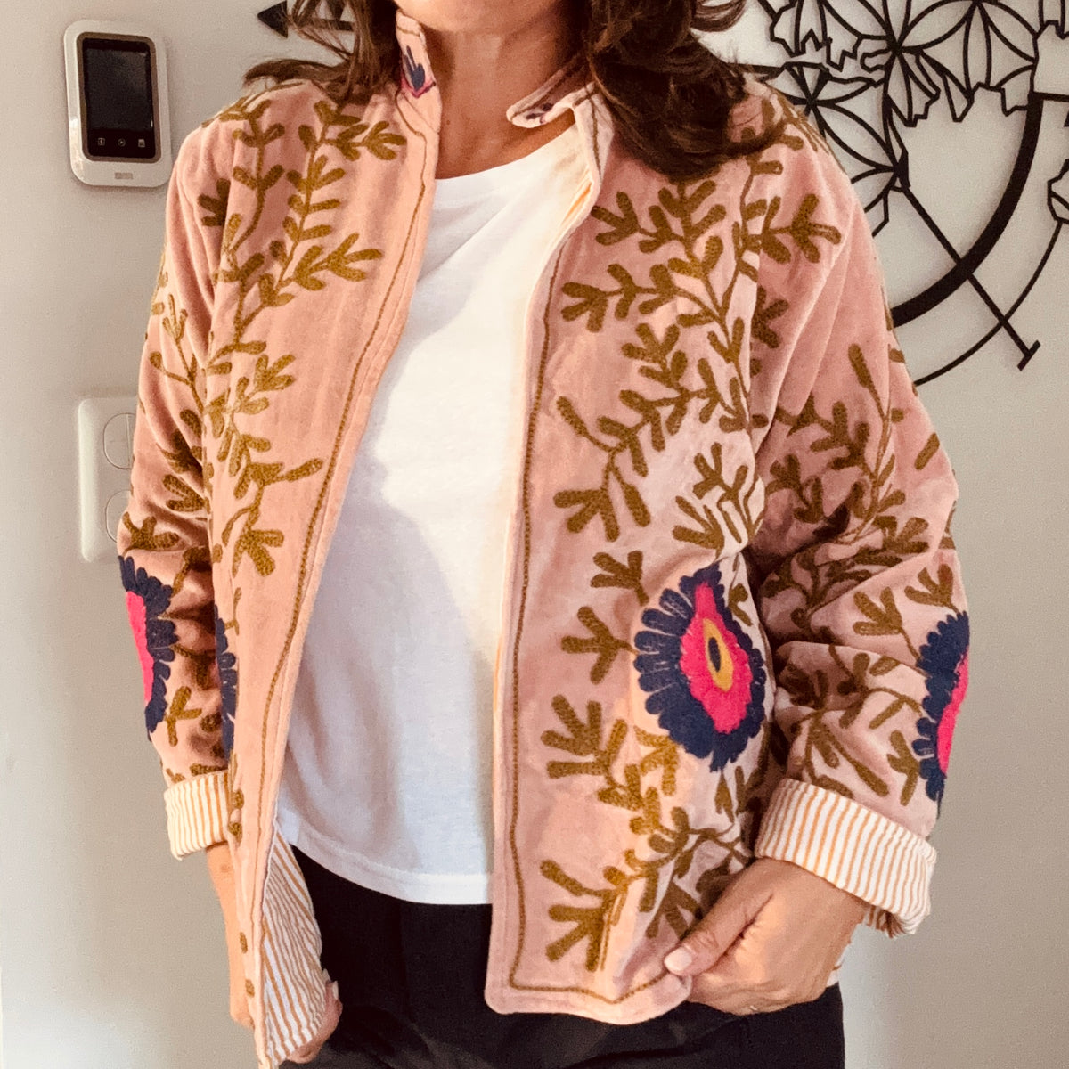 Veste India Rose clair