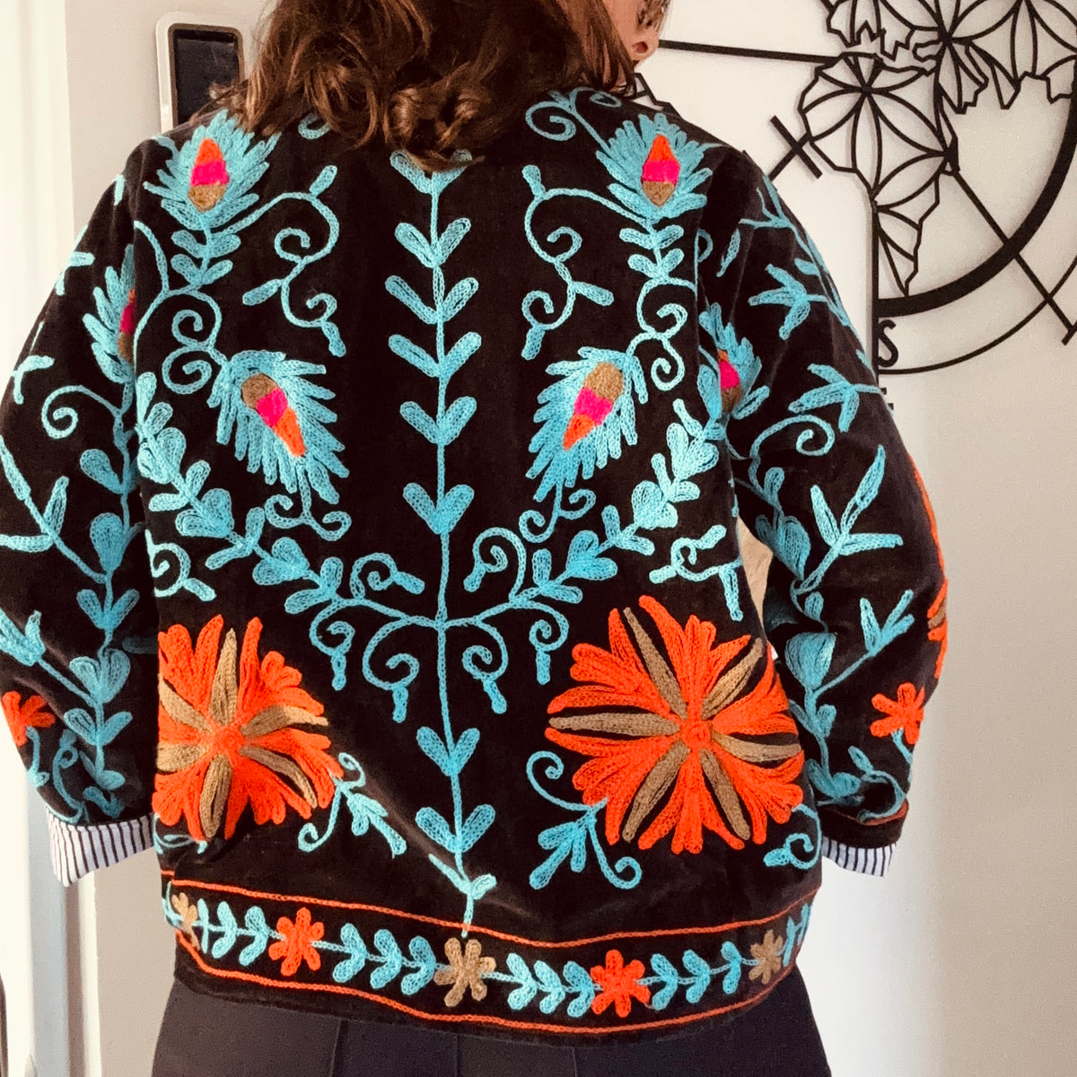 Veste India Bleu