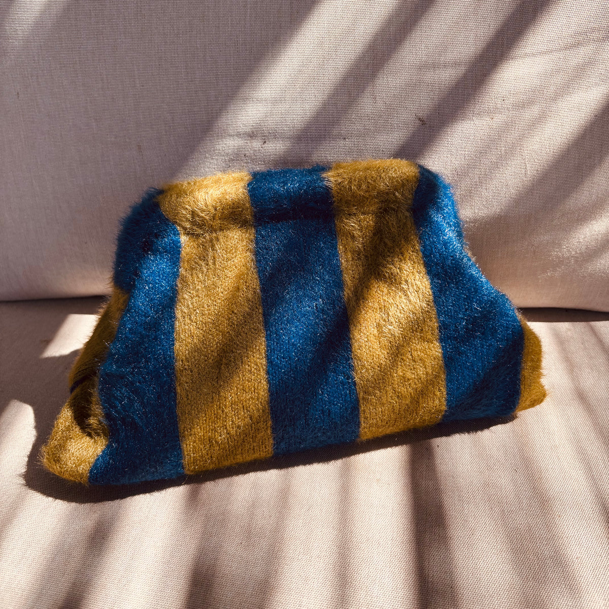 Pochette Alba vert/bleu