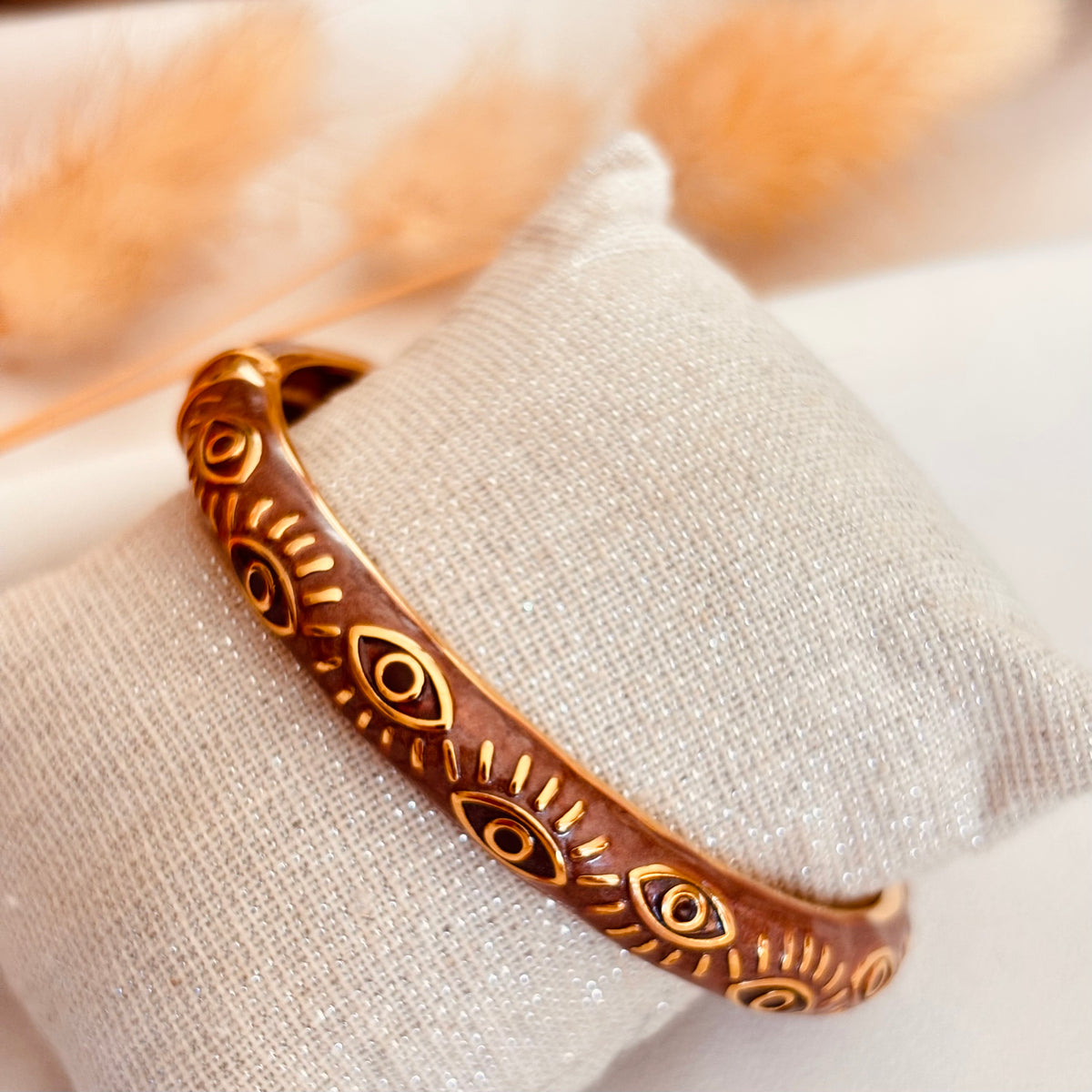Bracelet jonc Thaï oeil