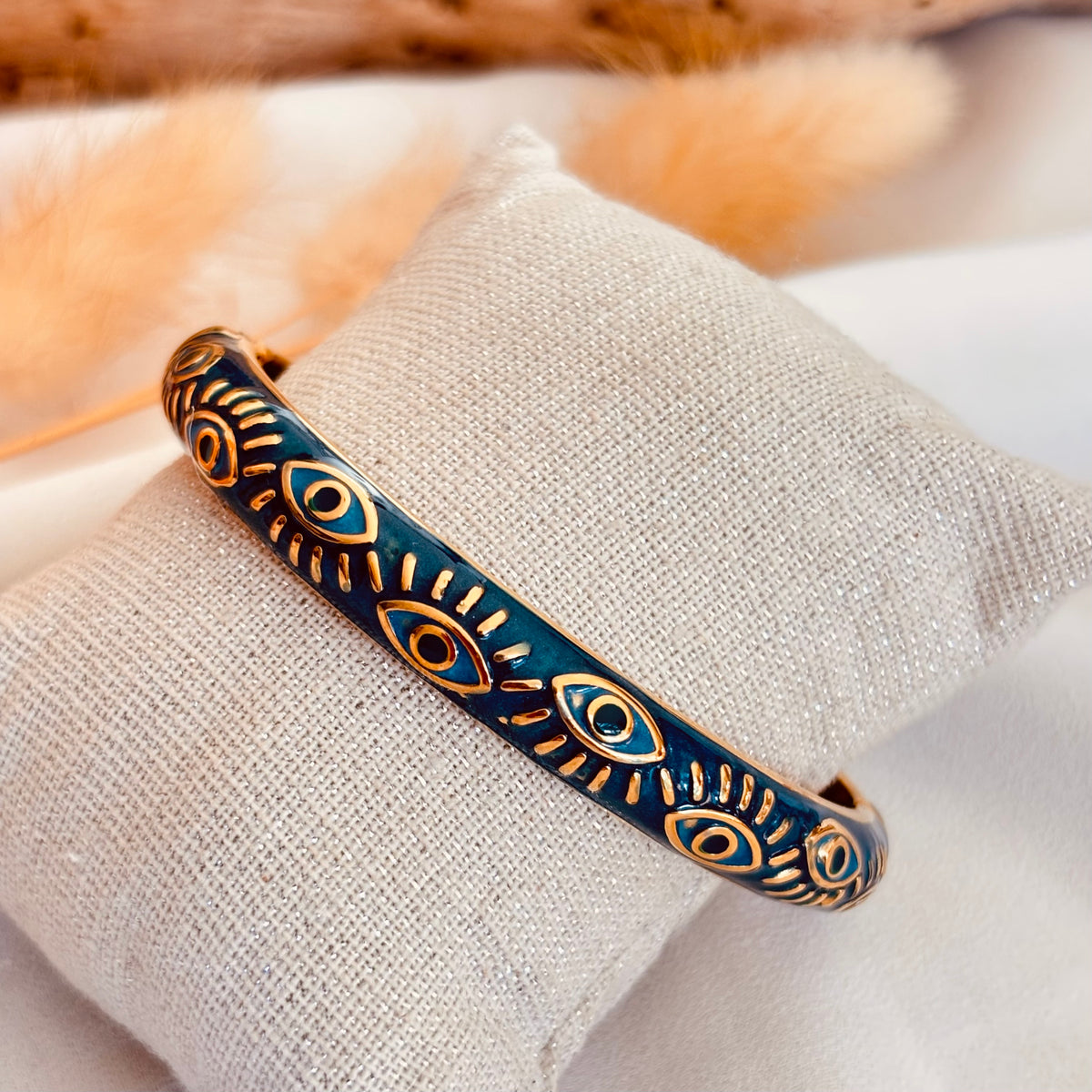 Bracelet jonc Thaï oeil