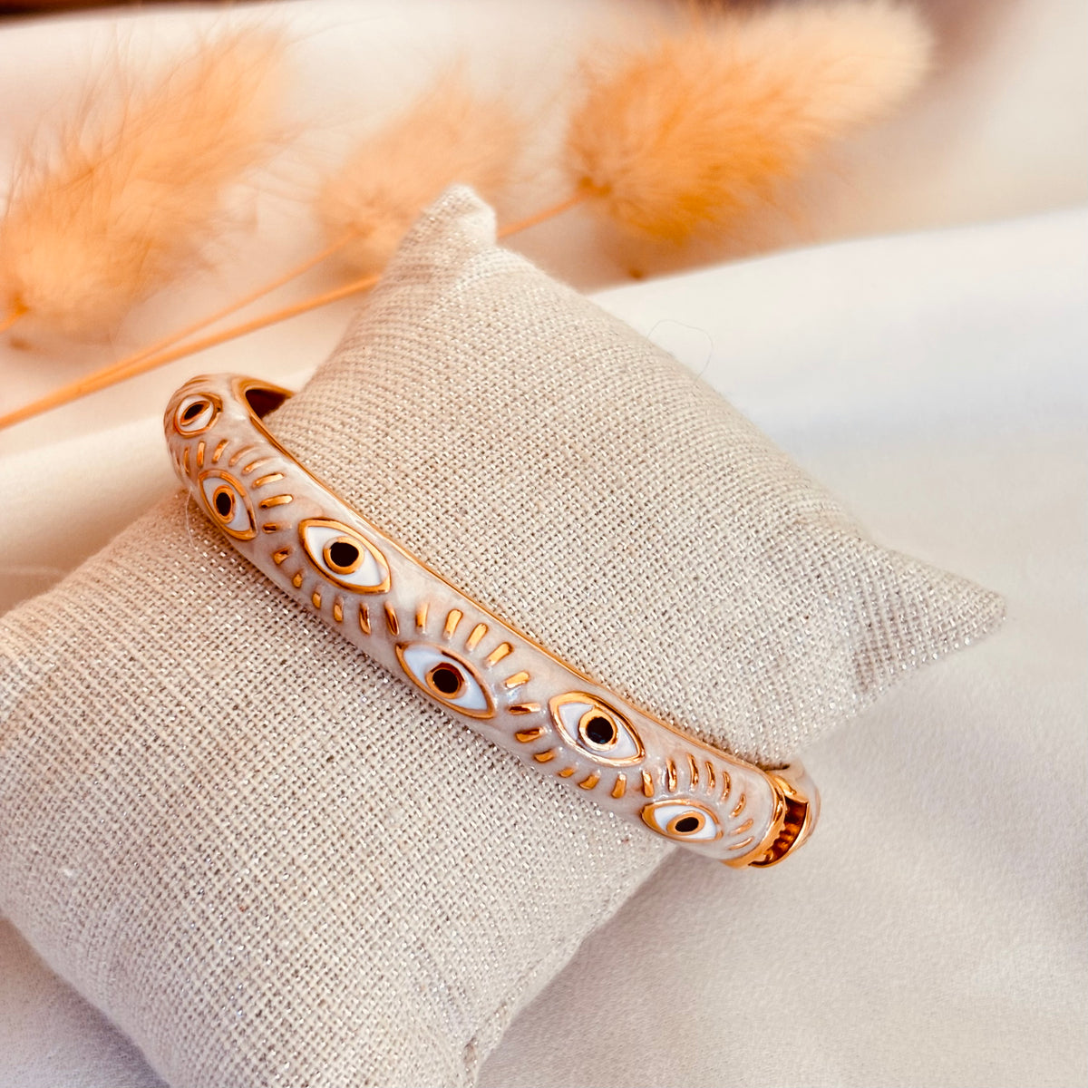 Bracelet jonc Thaï oeil