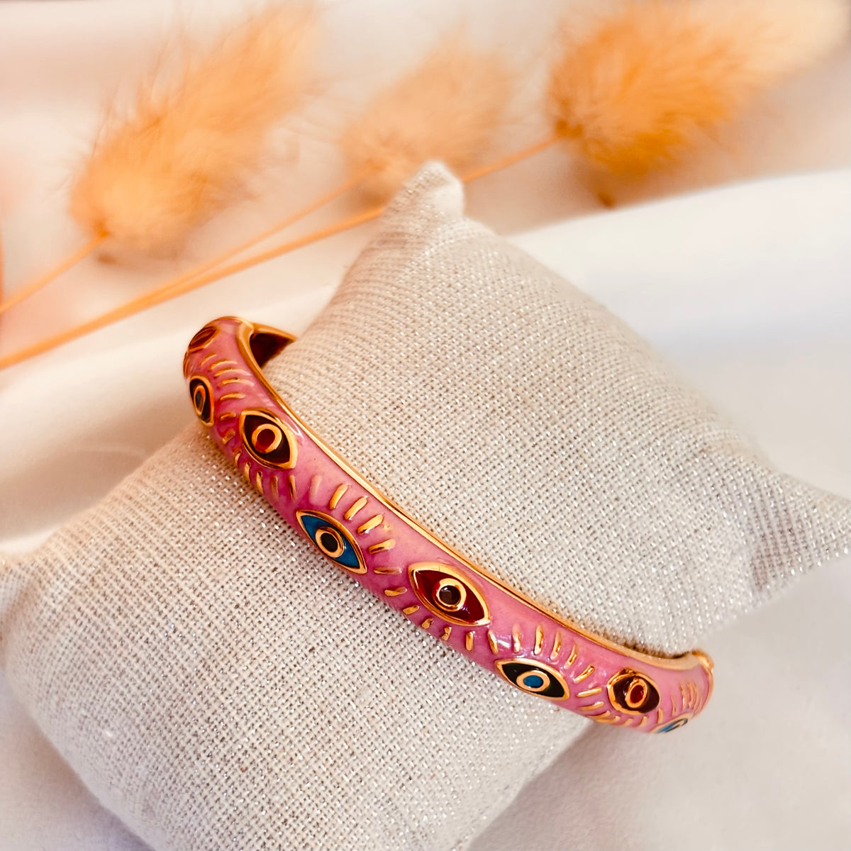 Bracelet jonc Thaï oeil