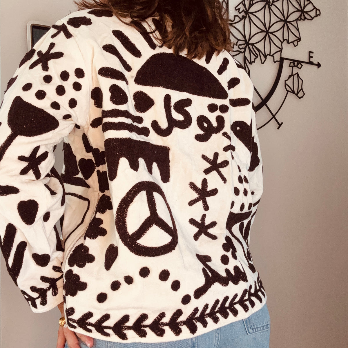 Veste india blanche