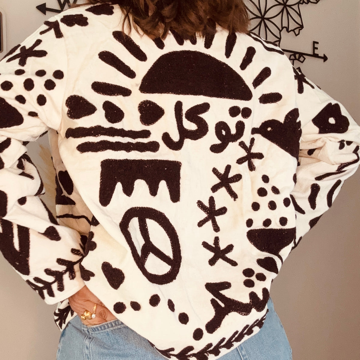 Veste india blanche