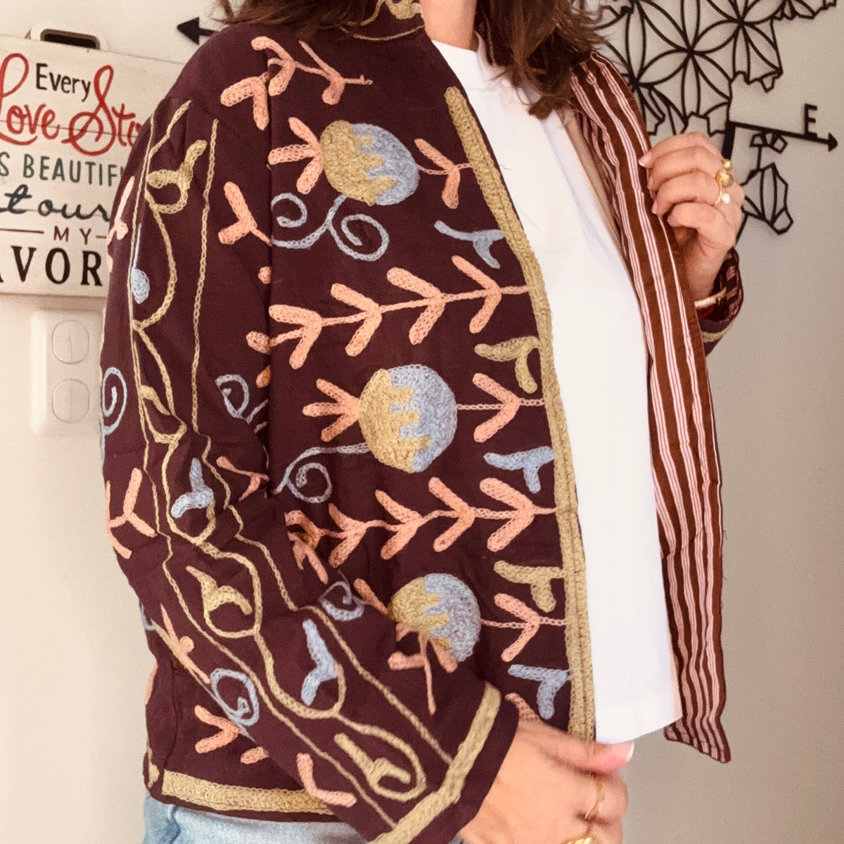Veste India brown