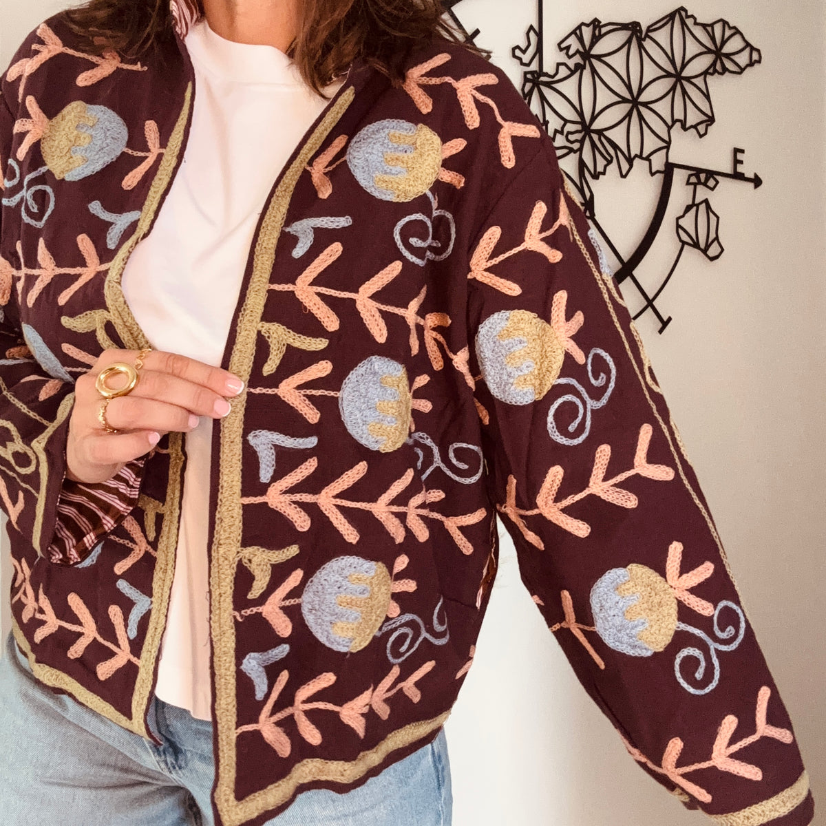 Veste India brown