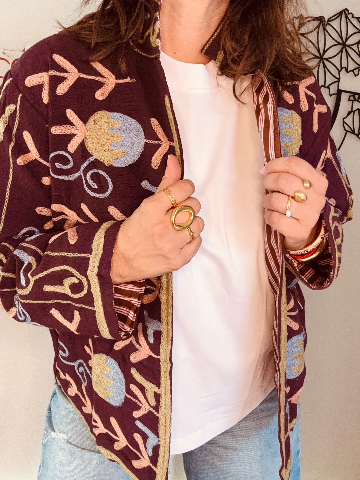 Veste India brown