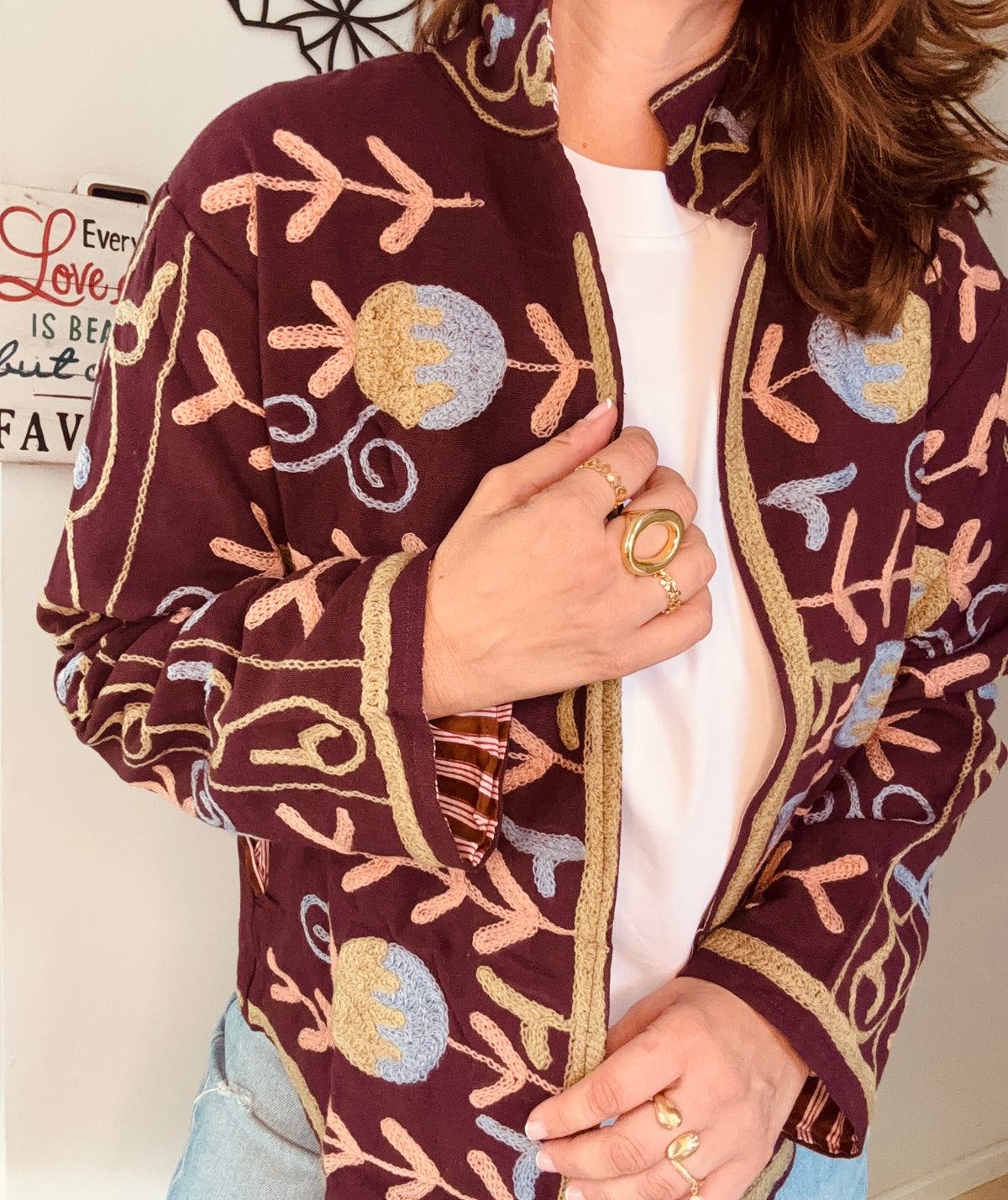 Veste India brown
