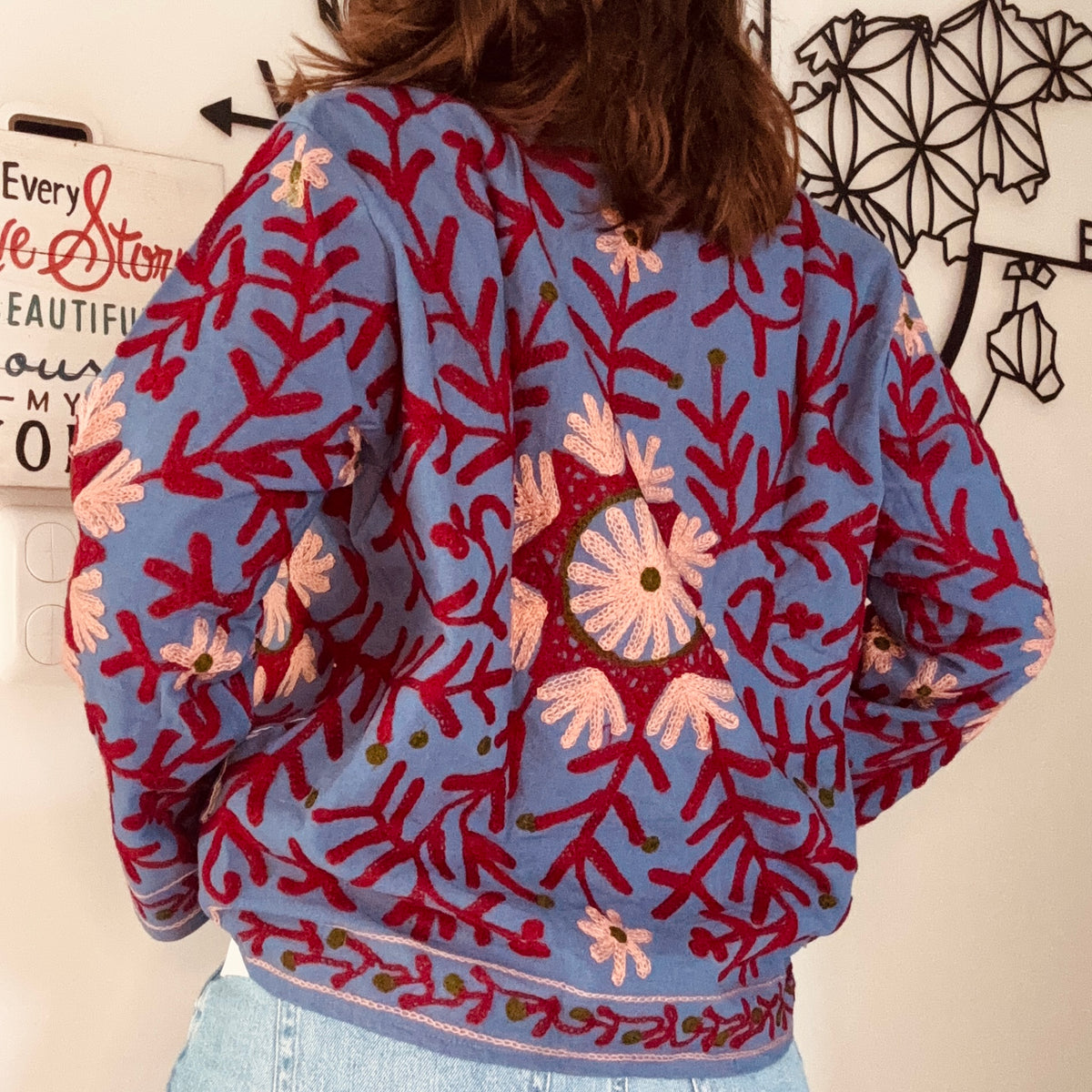 Veste india Blue