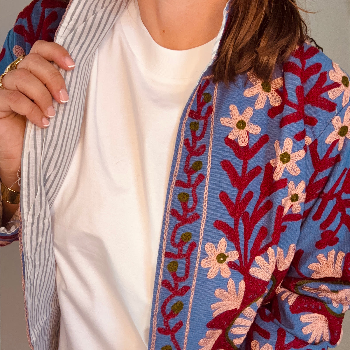 Veste india Blue