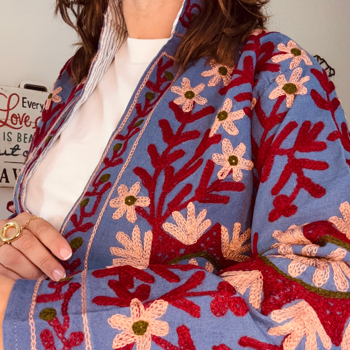 Veste india Blue