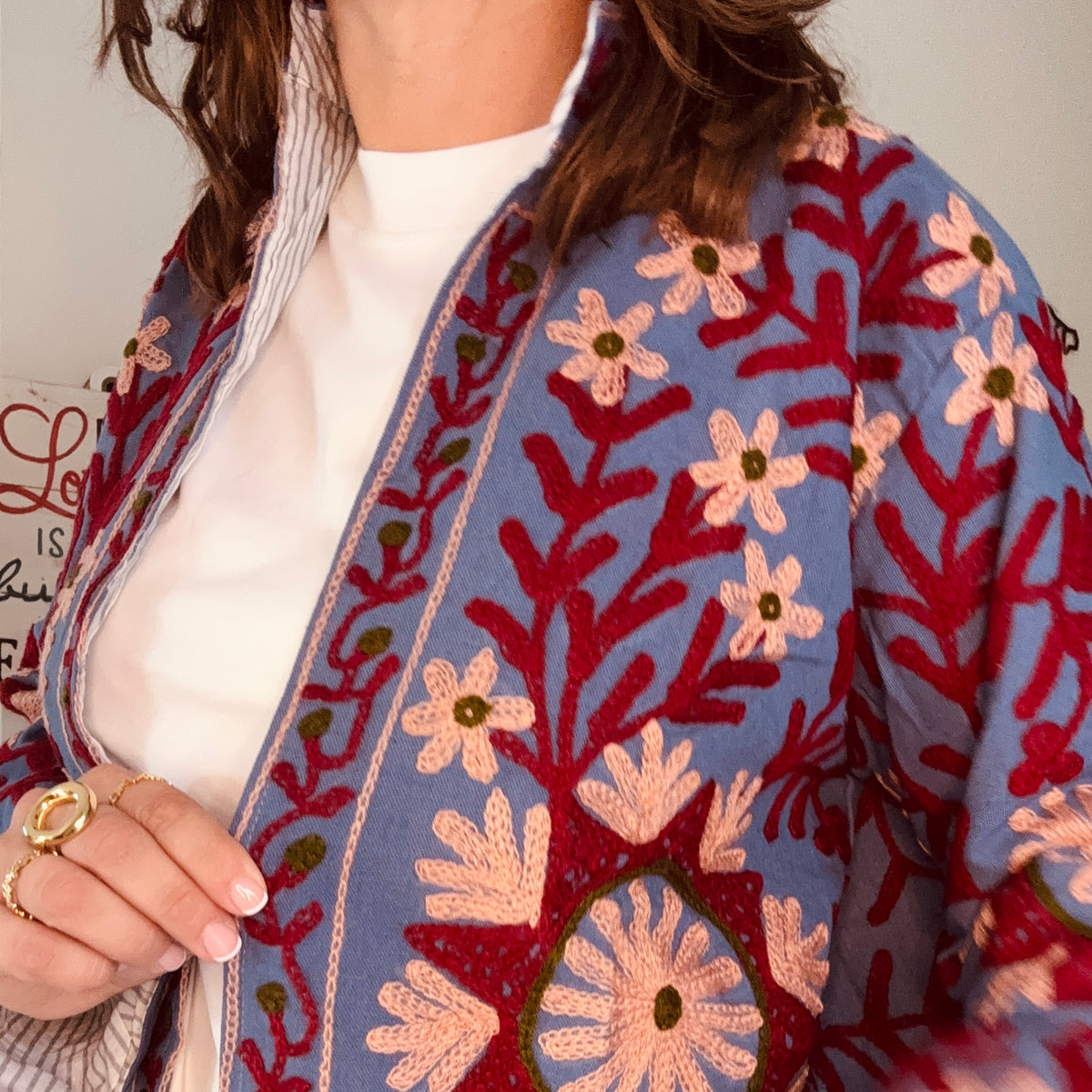 Veste india Blue