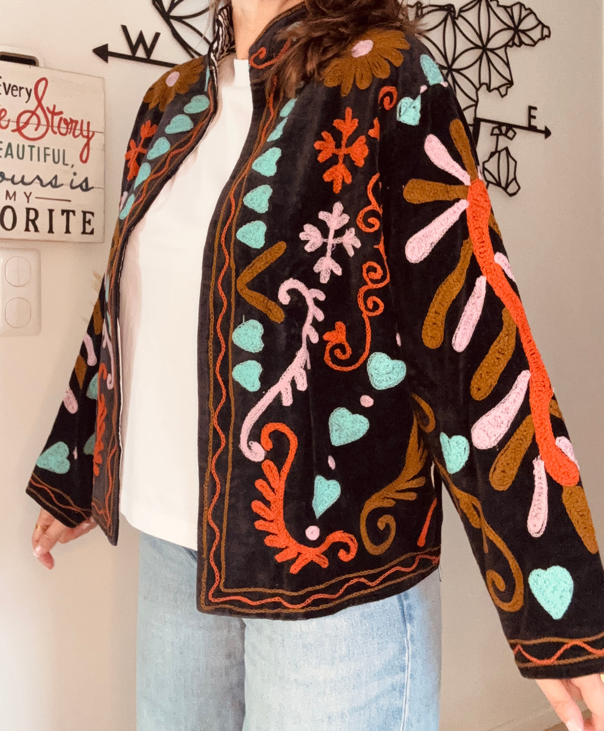 Veste india Peace