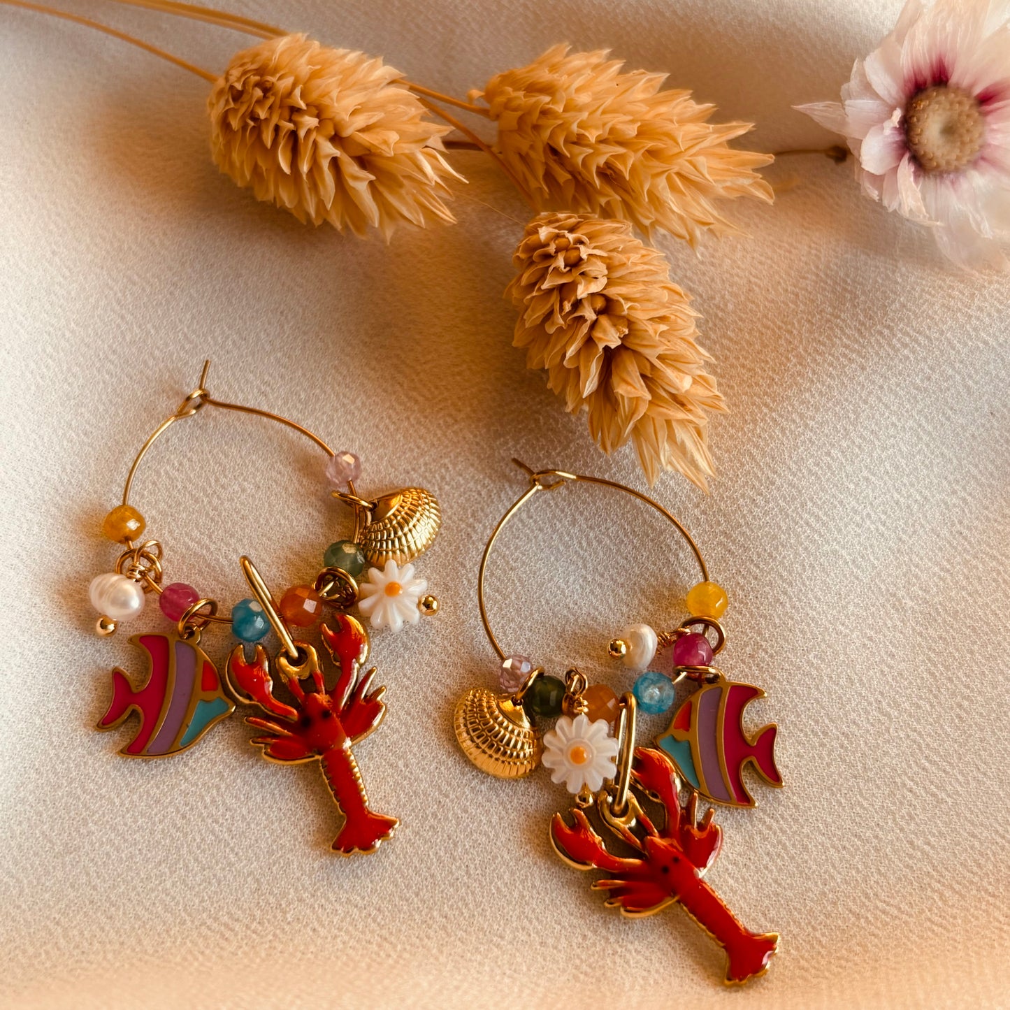 Boucles d’oreilles Lobster