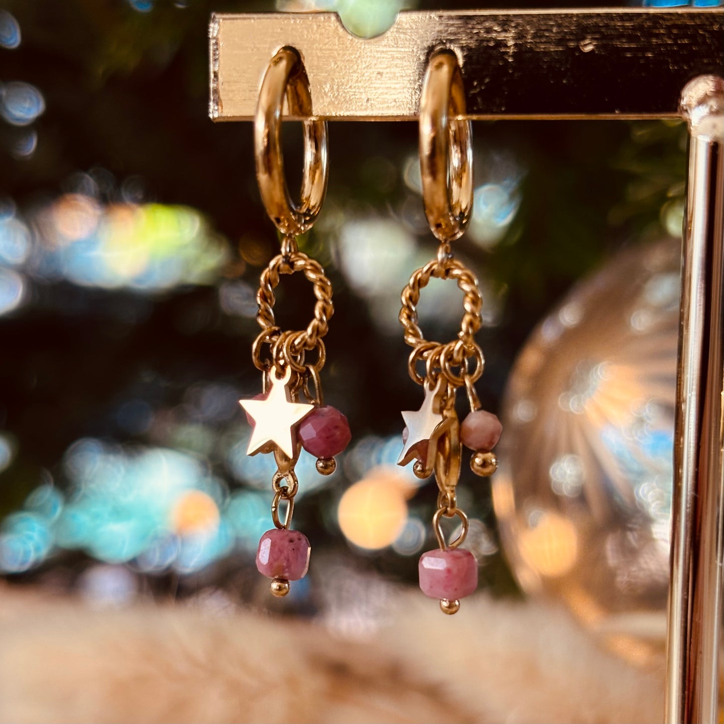 Boucles d’oreilles Rosa
