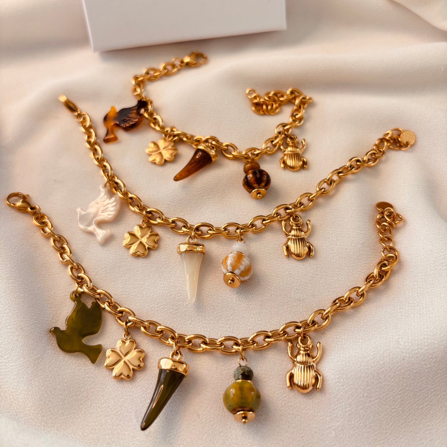 Bracelet breloques Flo