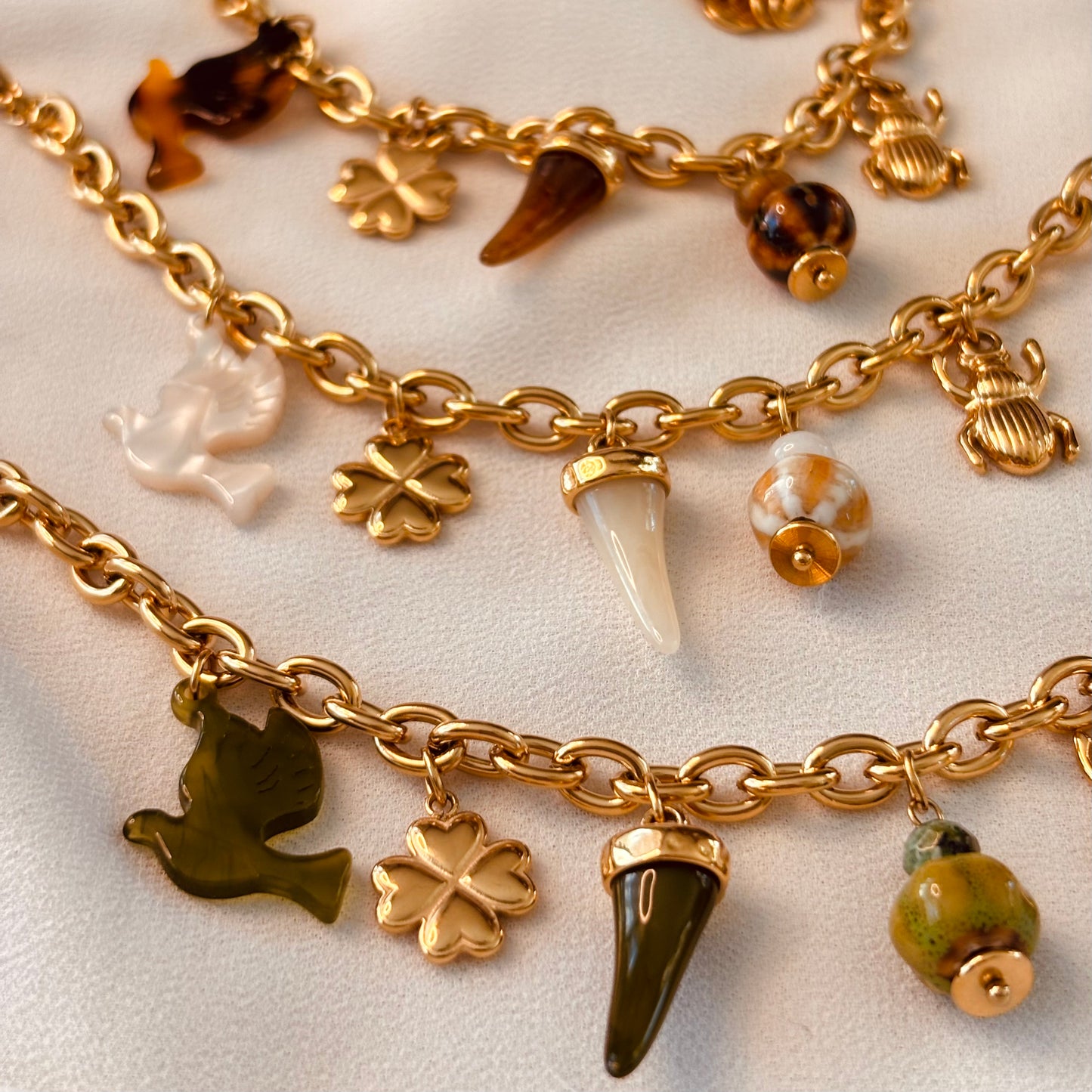 Bracelet breloques Flo