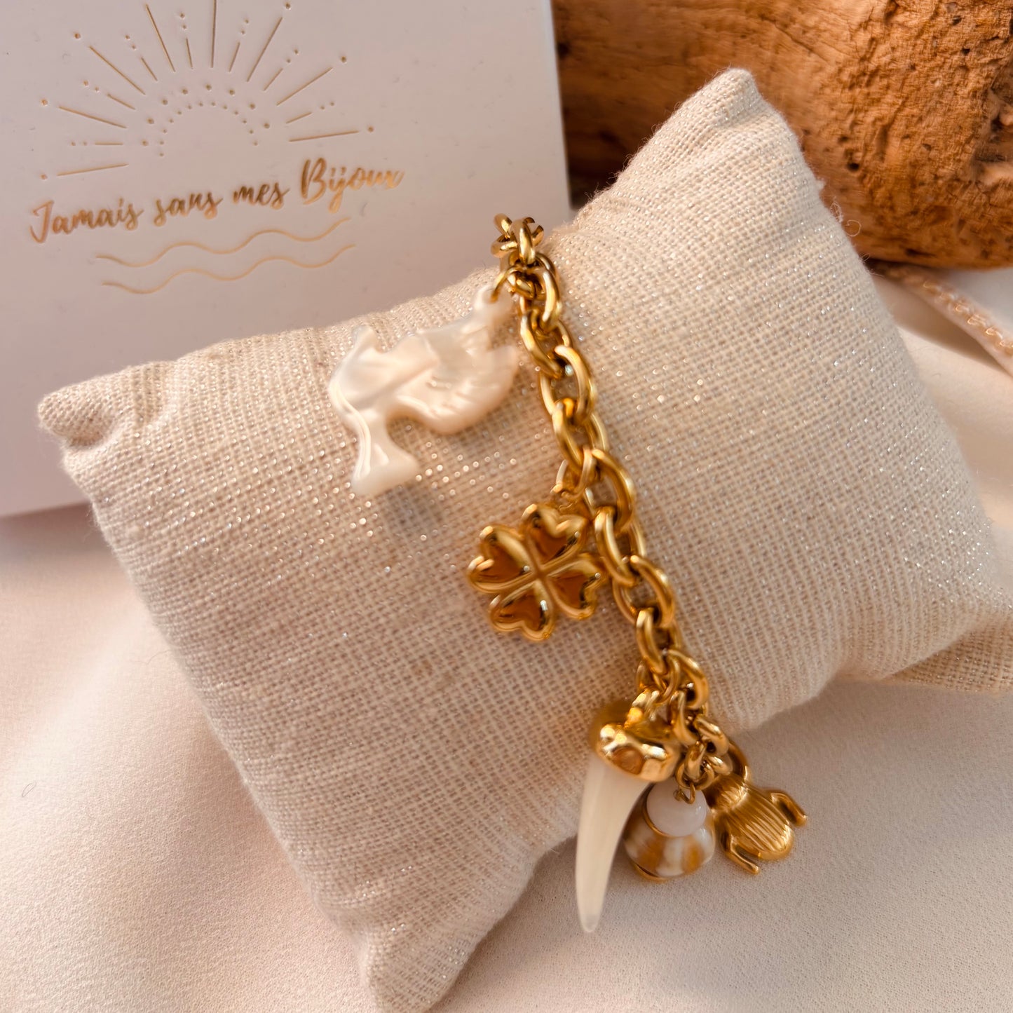 Bracelet breloques Flo