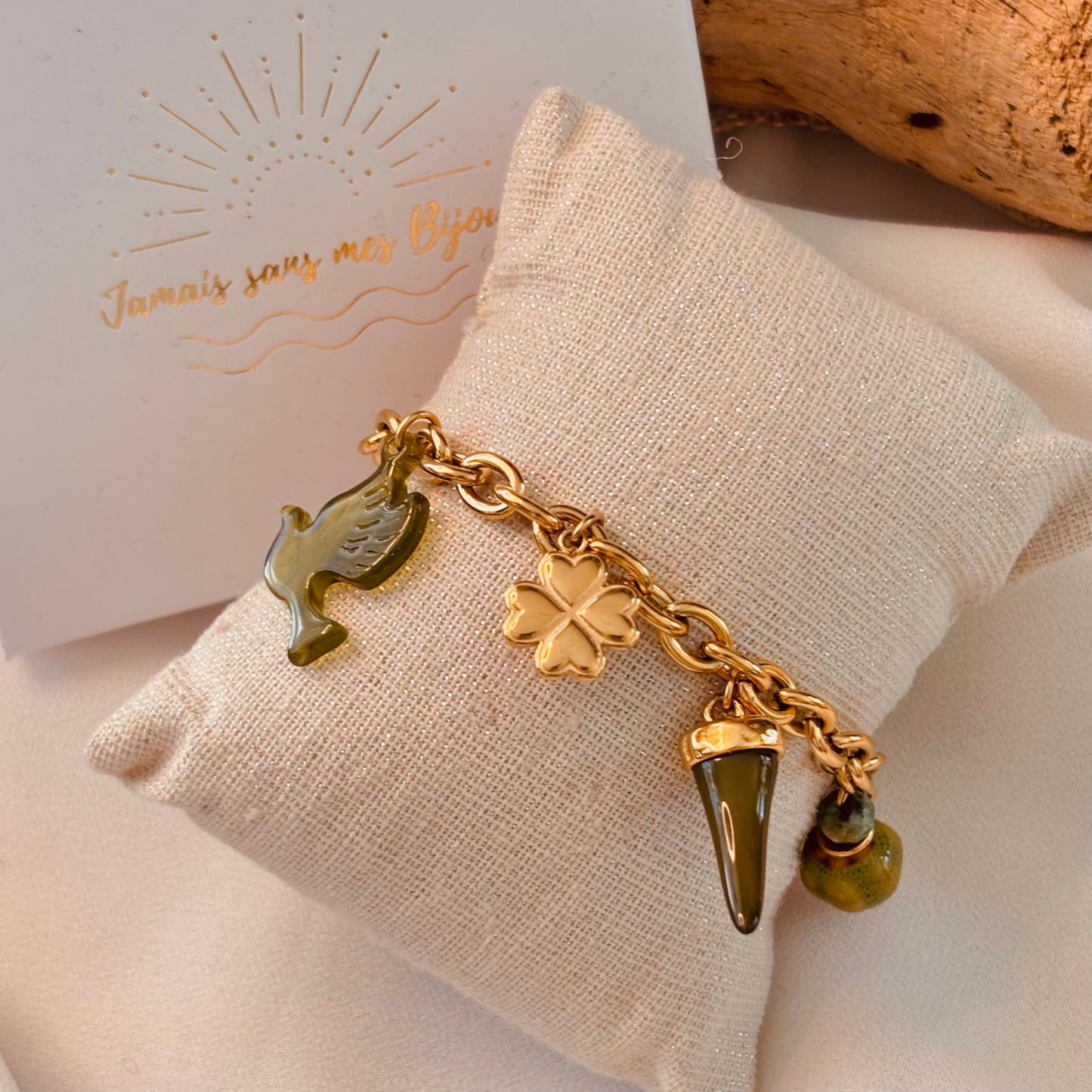 Bracelet breloques Flo