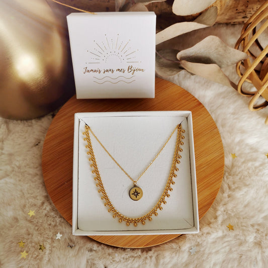 Collier multi-rangs Madeleine